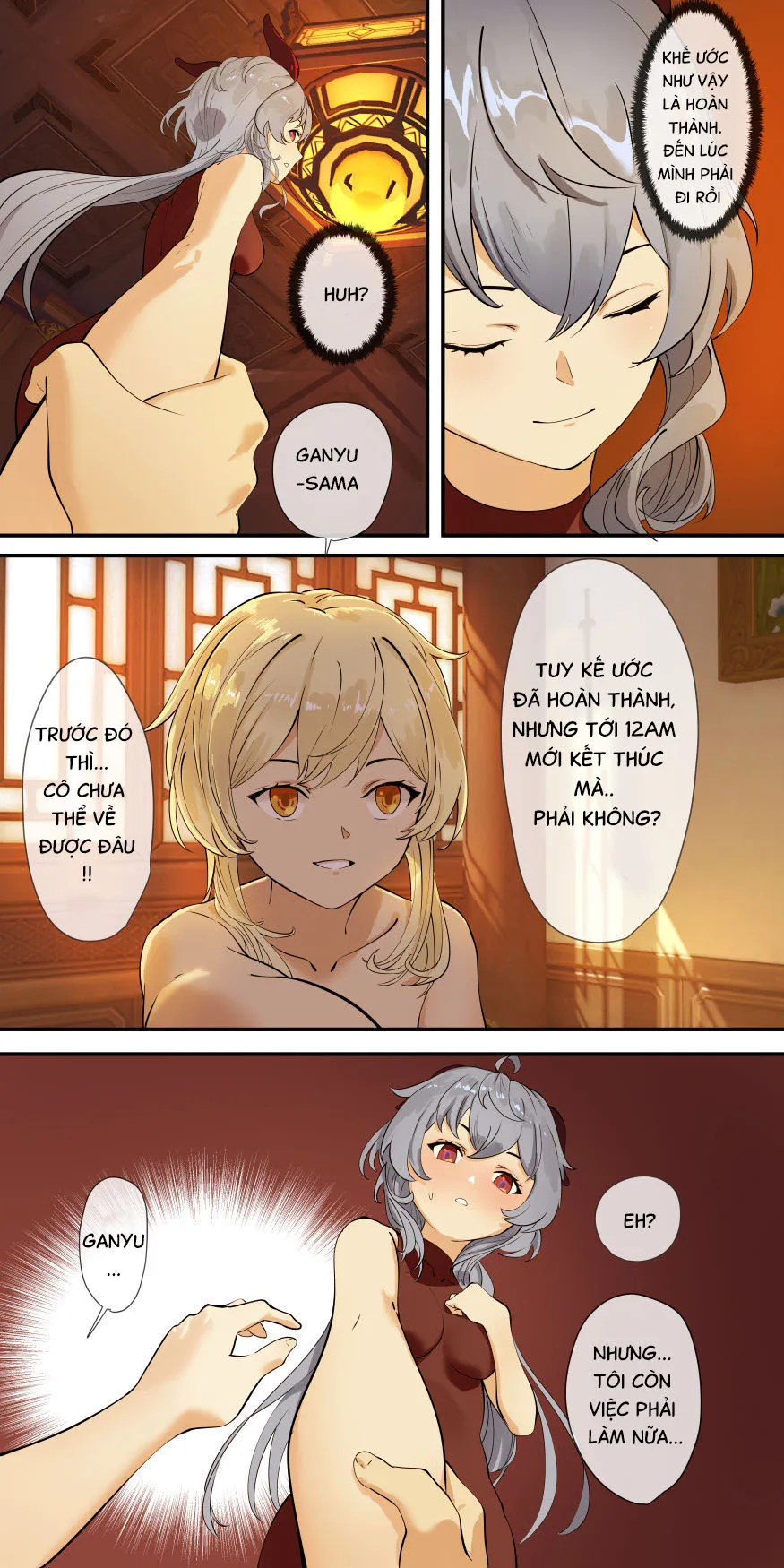 HentaiVN.net - Ảnh 13 - Món Quà Của Thất Tinh (Genshin Impact) [原神同人——刻晴篇] - Chap 3
