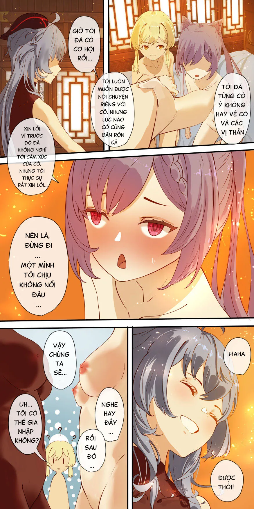 HentaiVN.net - Ảnh 14 - Món Quà Của Thất Tinh (Genshin Impact) [原神同人——刻晴篇] - Chap 3
