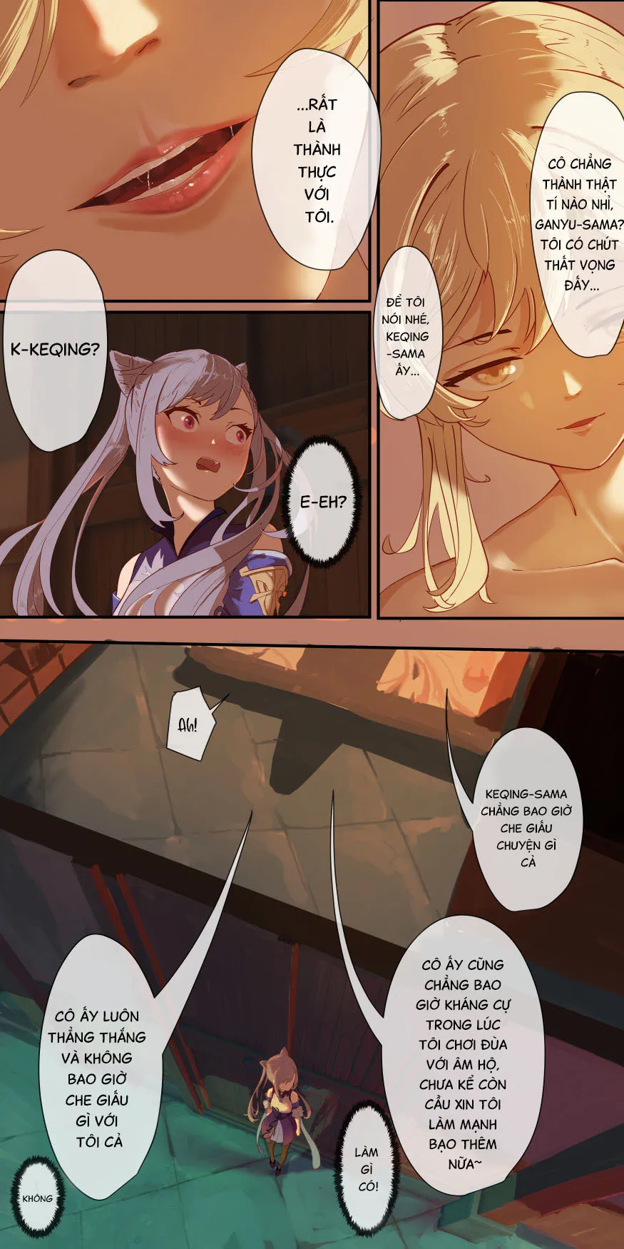 HentaiVN.net - Ảnh 6 - Món Quà Của Thất Tinh (Genshin Impact) [原神同人——刻晴篇] - Chap 3