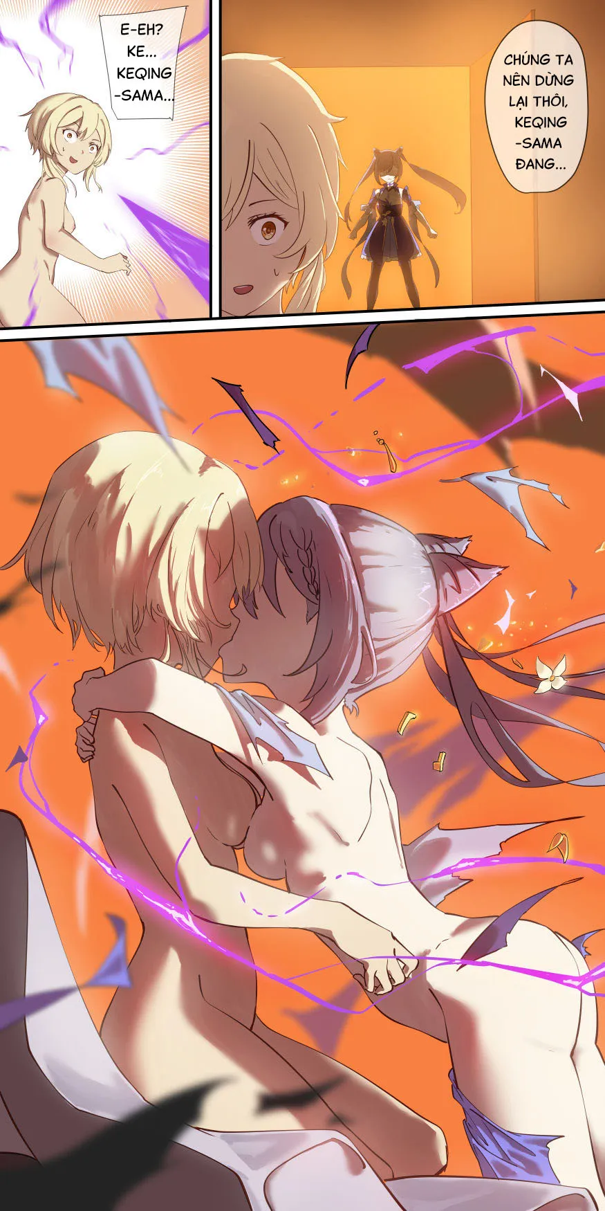 HentaiVN.net - Ảnh 8 - Món Quà Của Thất Tinh (Genshin Impact) [原神同人——刻晴篇] - Chap 3
