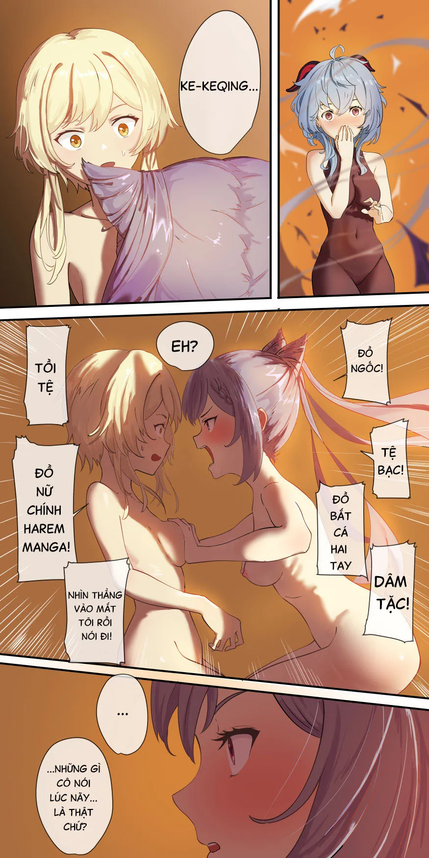 HentaiVN.net - Ảnh 9 - Món Quà Của Thất Tinh (Genshin Impact) [原神同人——刻晴篇] - Chap 3