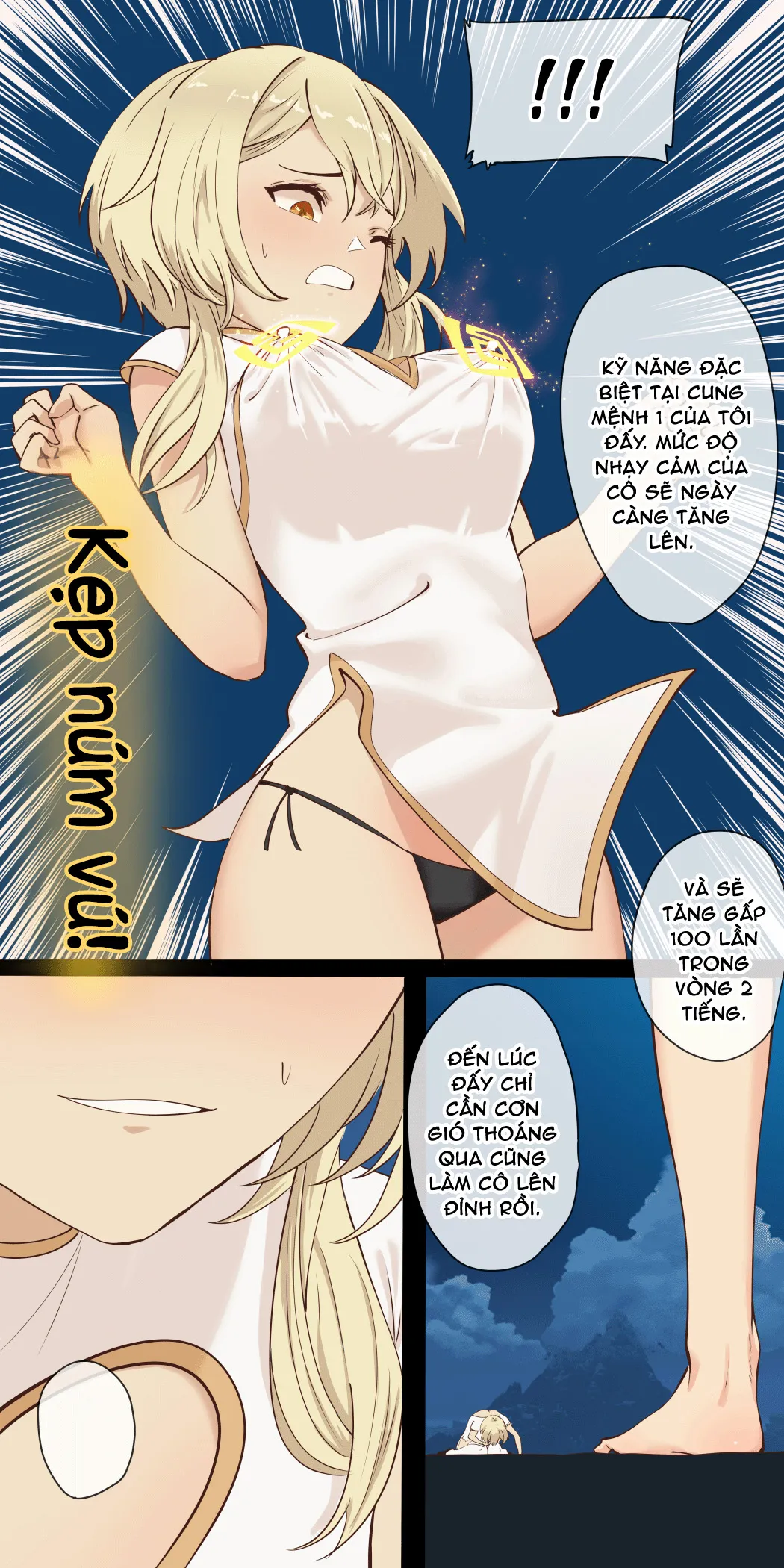 HentaiVN.net - Ảnh 11 - Món Quà Của Thất Tinh (Genshin Impact) [原神同人——刻晴篇] - Chap 4
