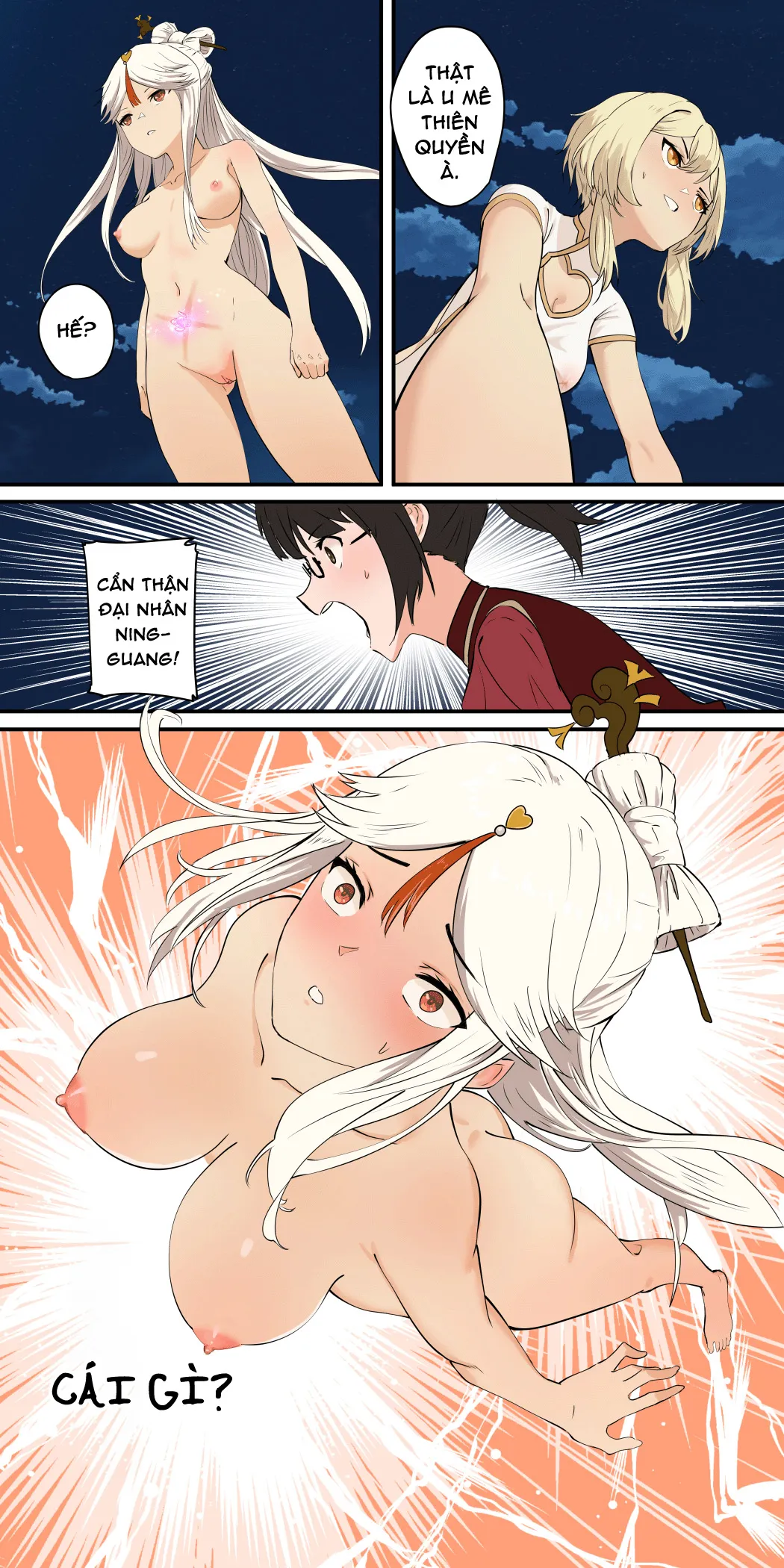 HentaiVN.net - Ảnh 12 - Món Quà Của Thất Tinh (Genshin Impact) [原神同人——刻晴篇] - Chap 4