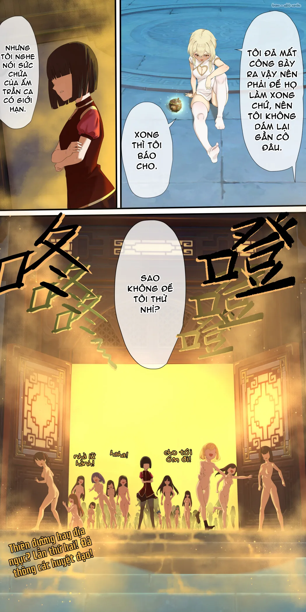 HentaiVN.net - Ảnh 12 - Món Quà Của Thất Tinh (Genshin Impact) [原神同人——刻晴篇] - Chap 5