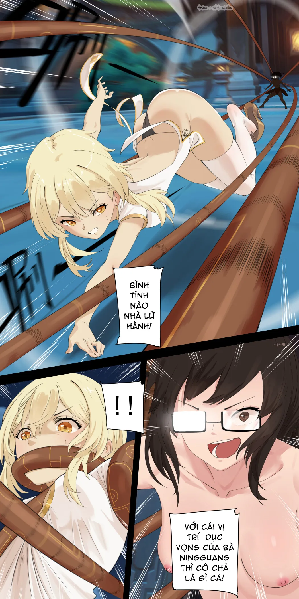 HentaiVN.net - Ảnh 4 - Món Quà Của Thất Tinh (Genshin Impact) [原神同人——刻晴篇] - Chap 5