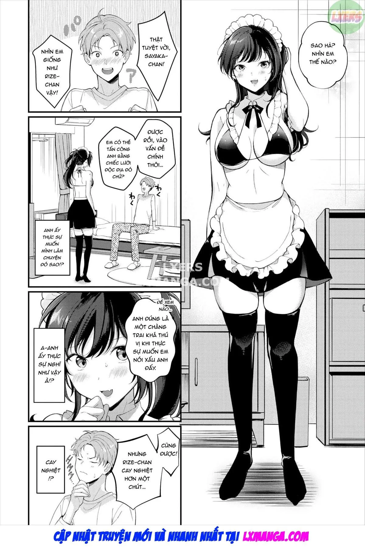 HentaiVN.net - Ảnh 7 - Do S Maid Rize-chan - Oneshot