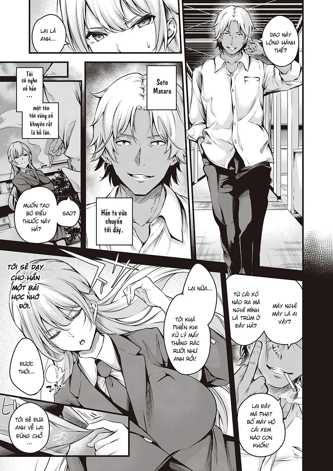 HentaiVN.net - Ảnh 4 - Trừng trị trưởng ban kỷ luật Ichijou [風紀委員 一條的敗北] - Oneshot