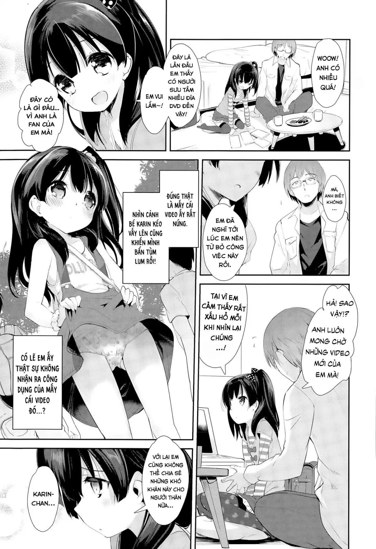 HentaiVN.net - Ảnh 5 - Tôi may mắn được húp bé loli idol nhà kế bên. [Akogare no JS Jyunia Aidoru, Jitsu ha Otonari ni Sundemashit ; Turns out, My Favorite Elementary School Idol Lives near me] - Oneshot