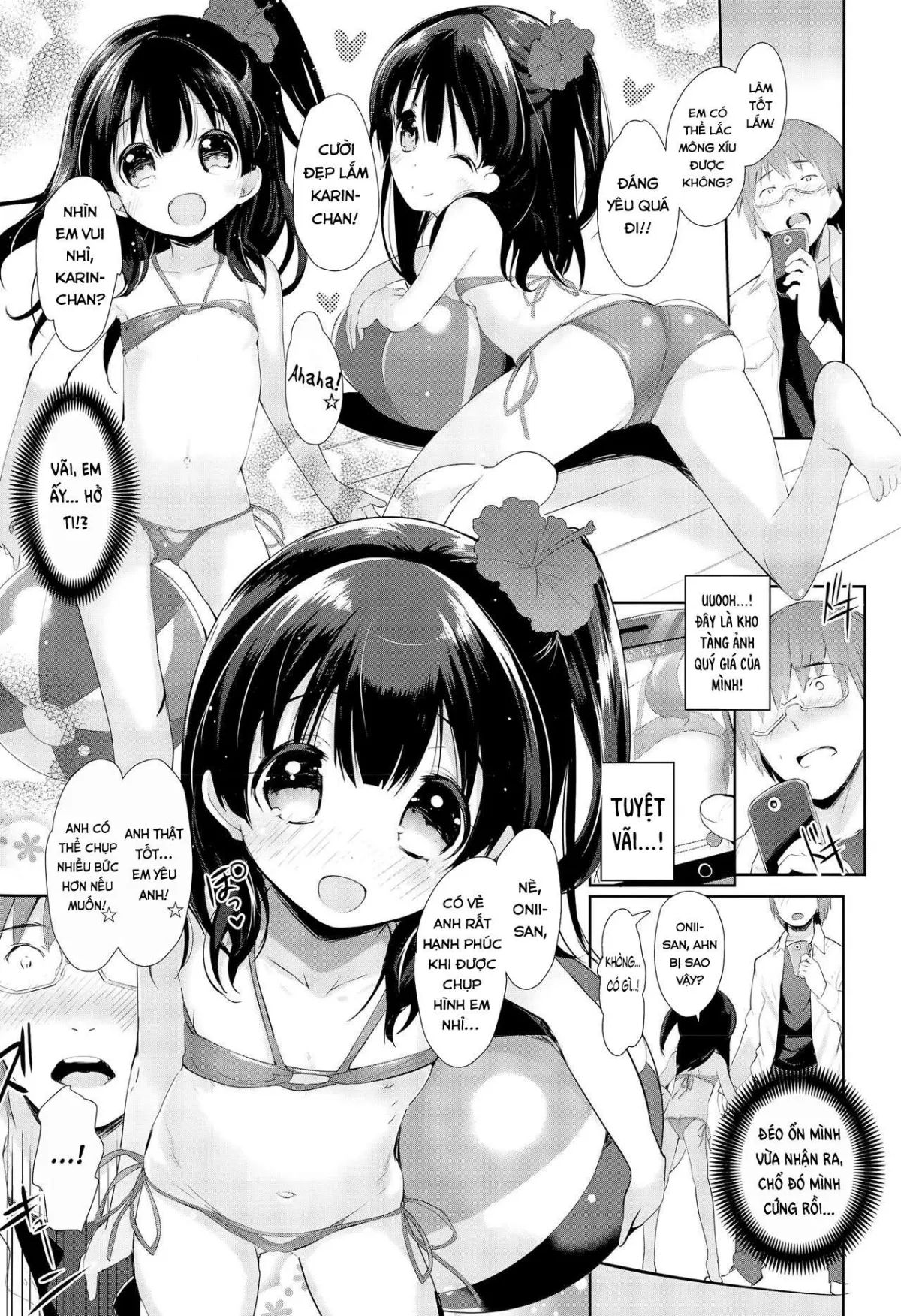 HentaiVN.net - Ảnh 9 - Tôi may mắn được húp bé loli idol nhà kế bên. [Akogare no JS Jyunia Aidoru, Jitsu ha Otonari ni Sundemashit ; Turns out, My Favorite Elementary School Idol Lives near me] - Oneshot