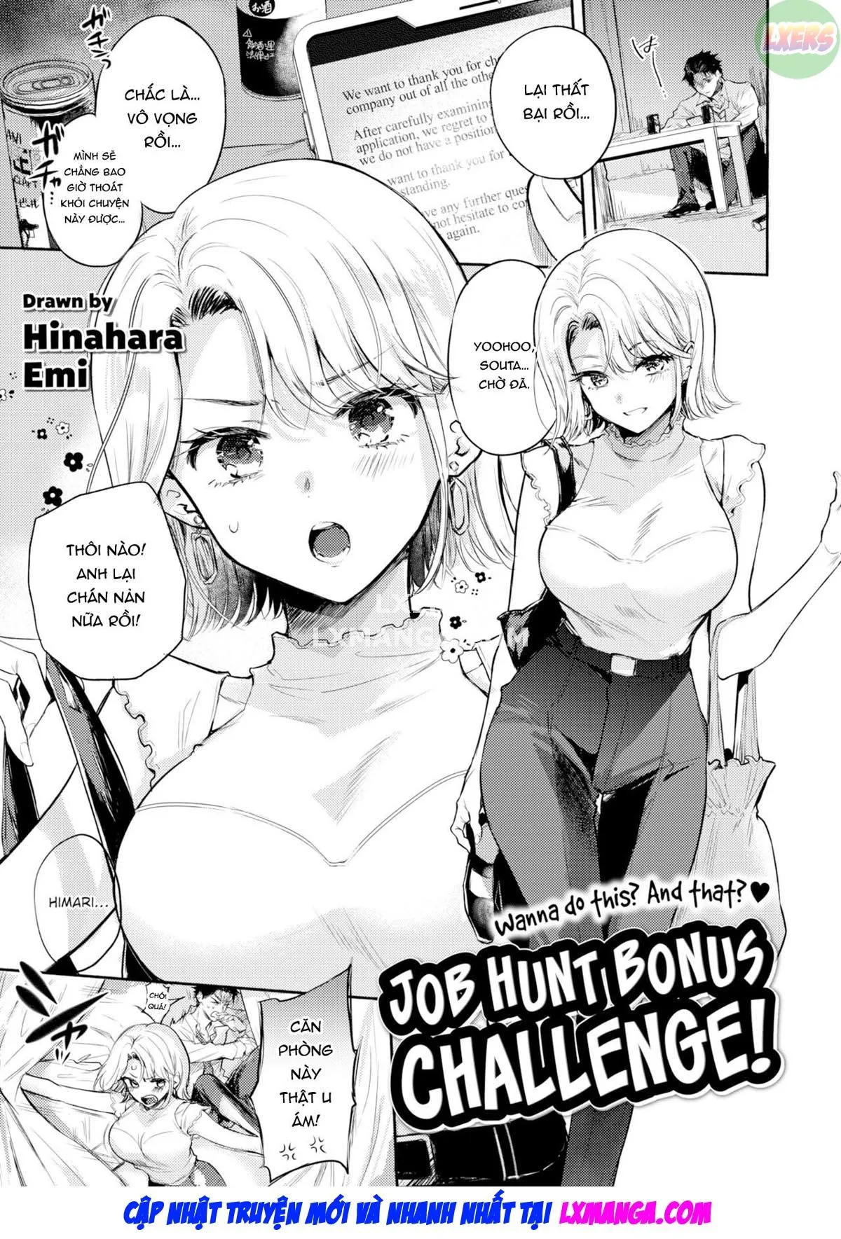 HentaiVN.net - Ảnh 4 - Shuukatsu Bonus Challenge! - Oneshot