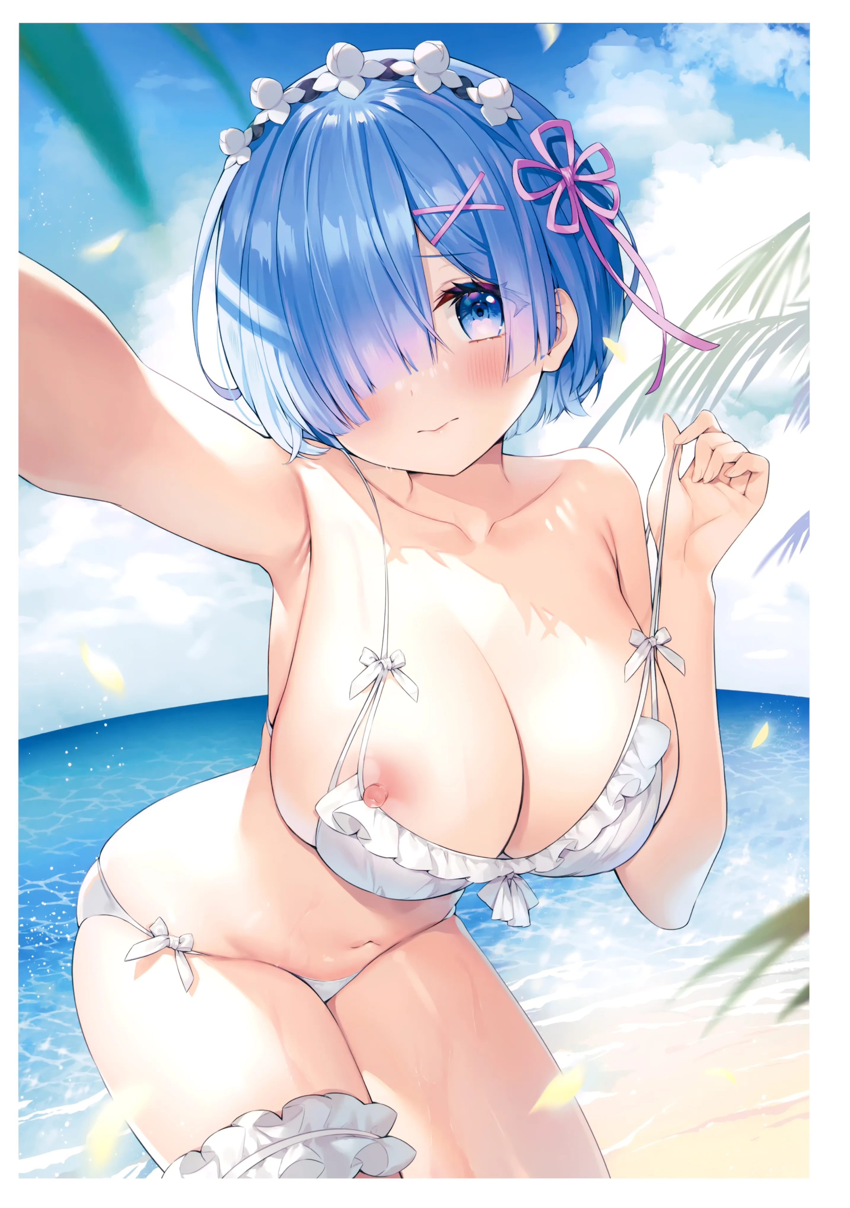 HentaiVN.net - Ảnh 21 - Tôi muốn chịch Rem cả ngày cơ! [Rem wa 24-jikan Hamedori Shitai!; レムは24時間ハメ撮りしたい!] - Oneshot