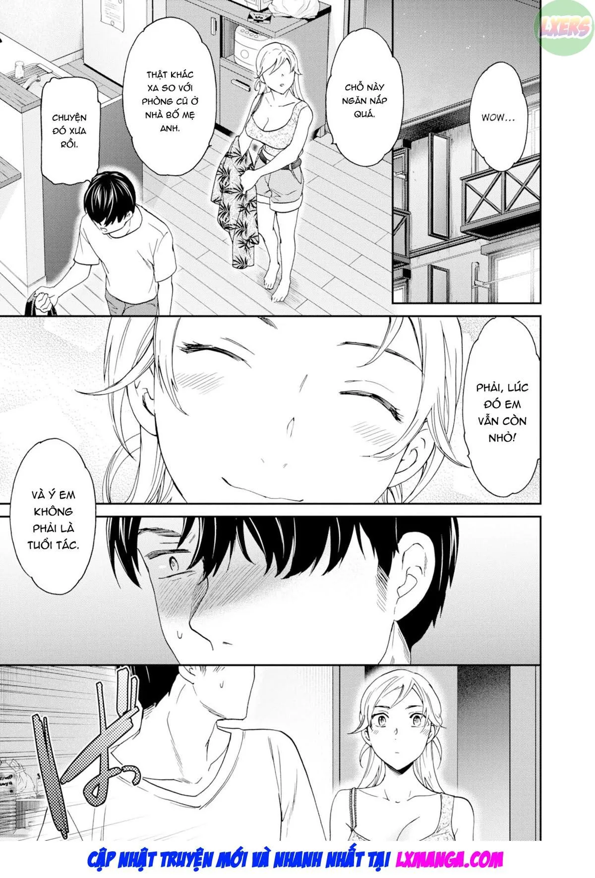 HentaiVN.net - Ảnh 8 - Bộ ngực nhà bên - Oneshot
