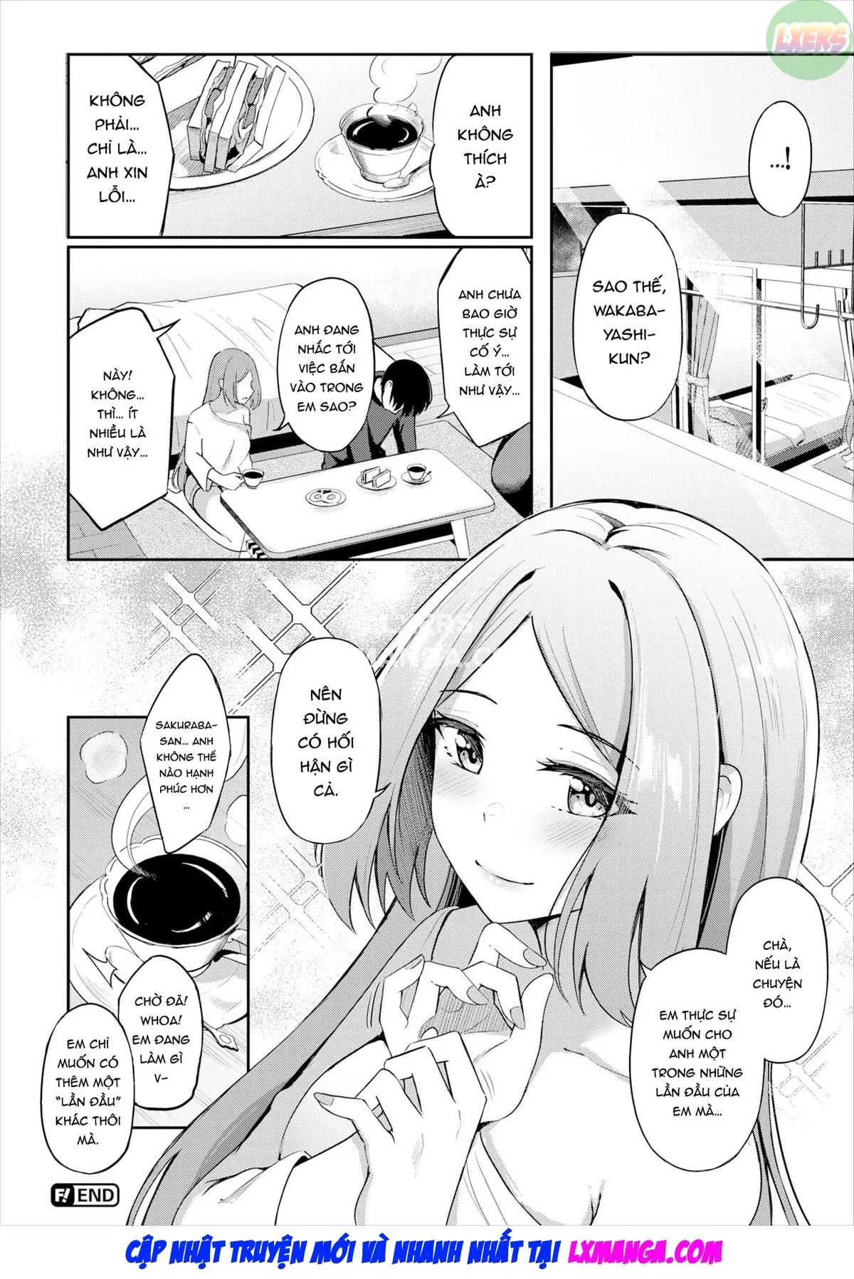 HentaiVN.net - Ảnh 25 - Nigakute Amai Coffee no you ni - Oneshot