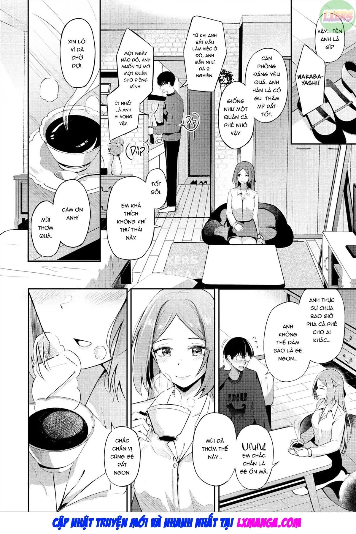 HentaiVN.net - Ảnh 7 - Nigakute Amai Coffee no you ni - Oneshot