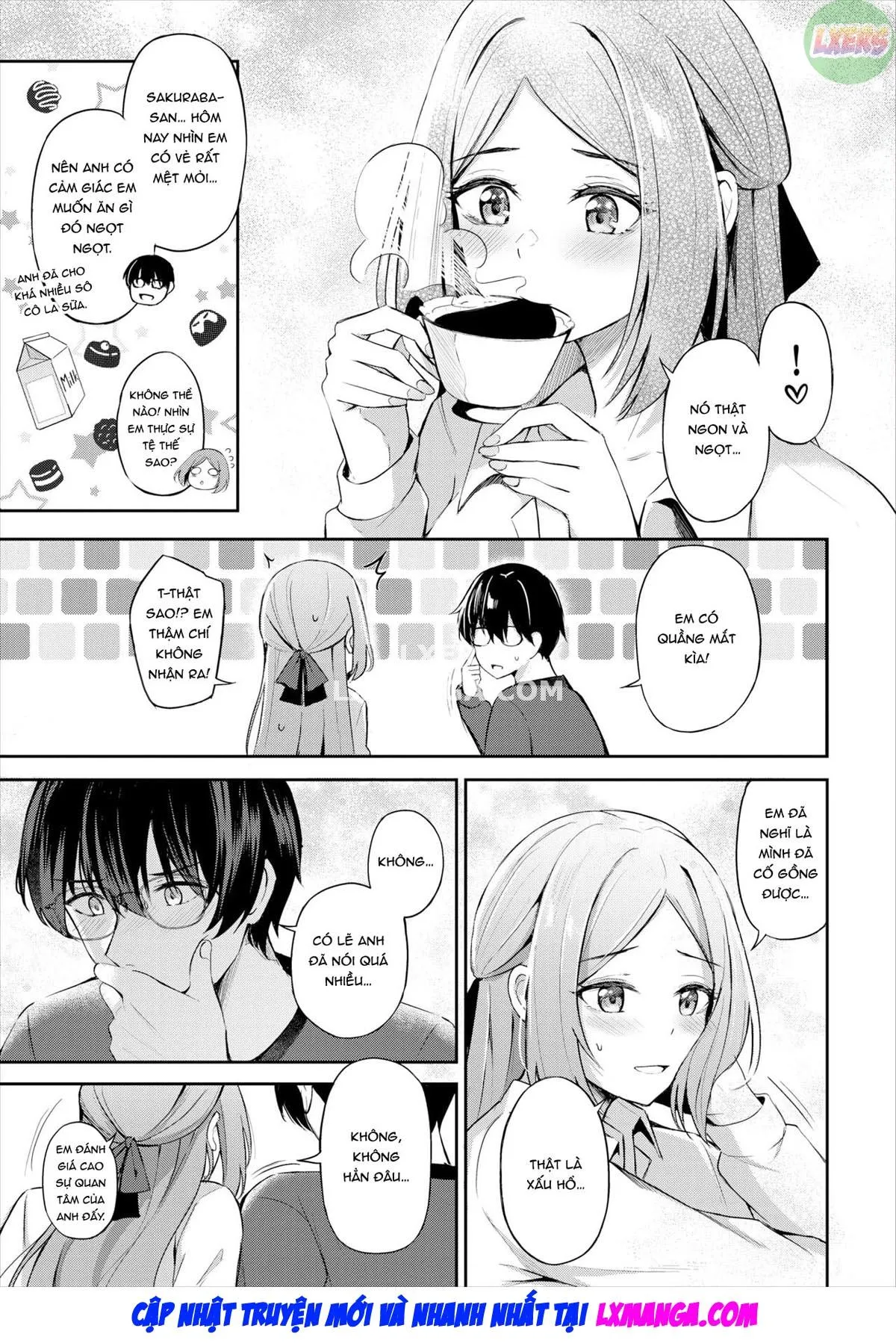 HentaiVN.net - Ảnh 8 - Nigakute Amai Coffee no you ni - Oneshot
