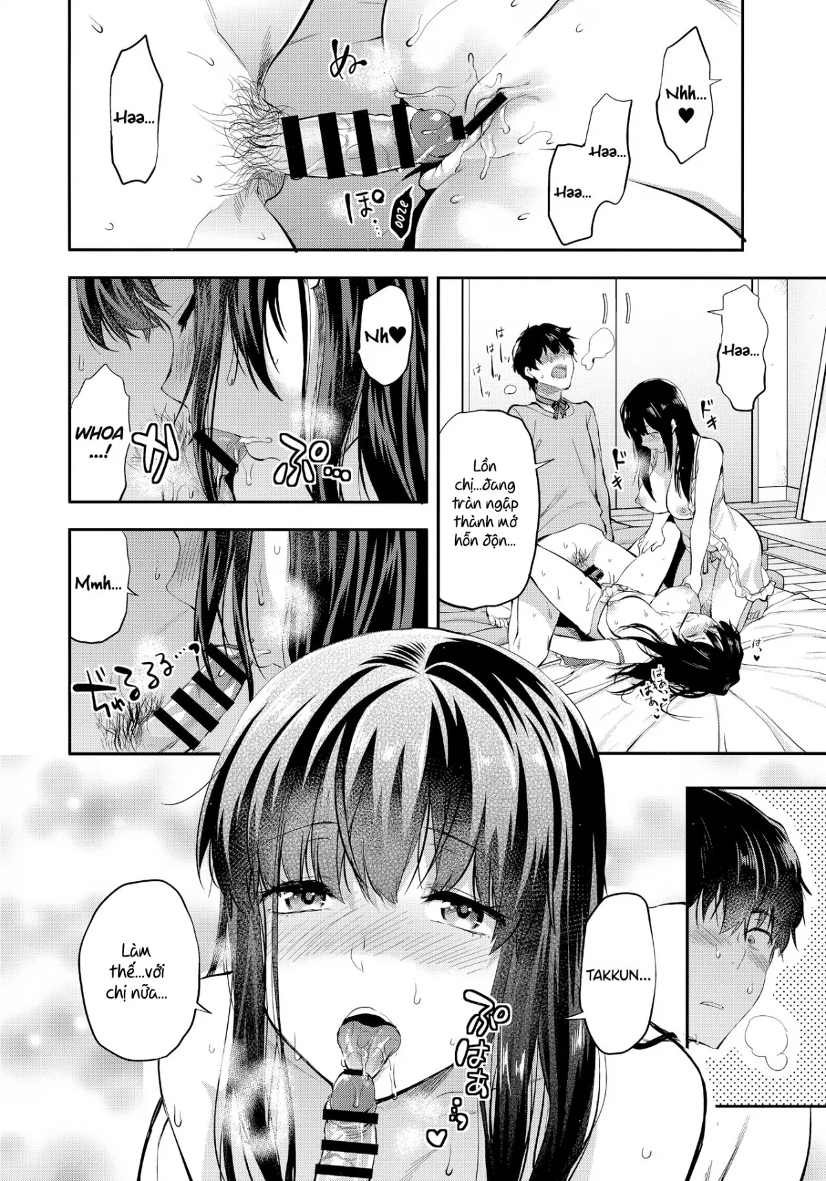 HentaiVN.net - Ảnh 18 - Chị em sinh đôi [Twin Sisters; Futago Ane] - Chap 4