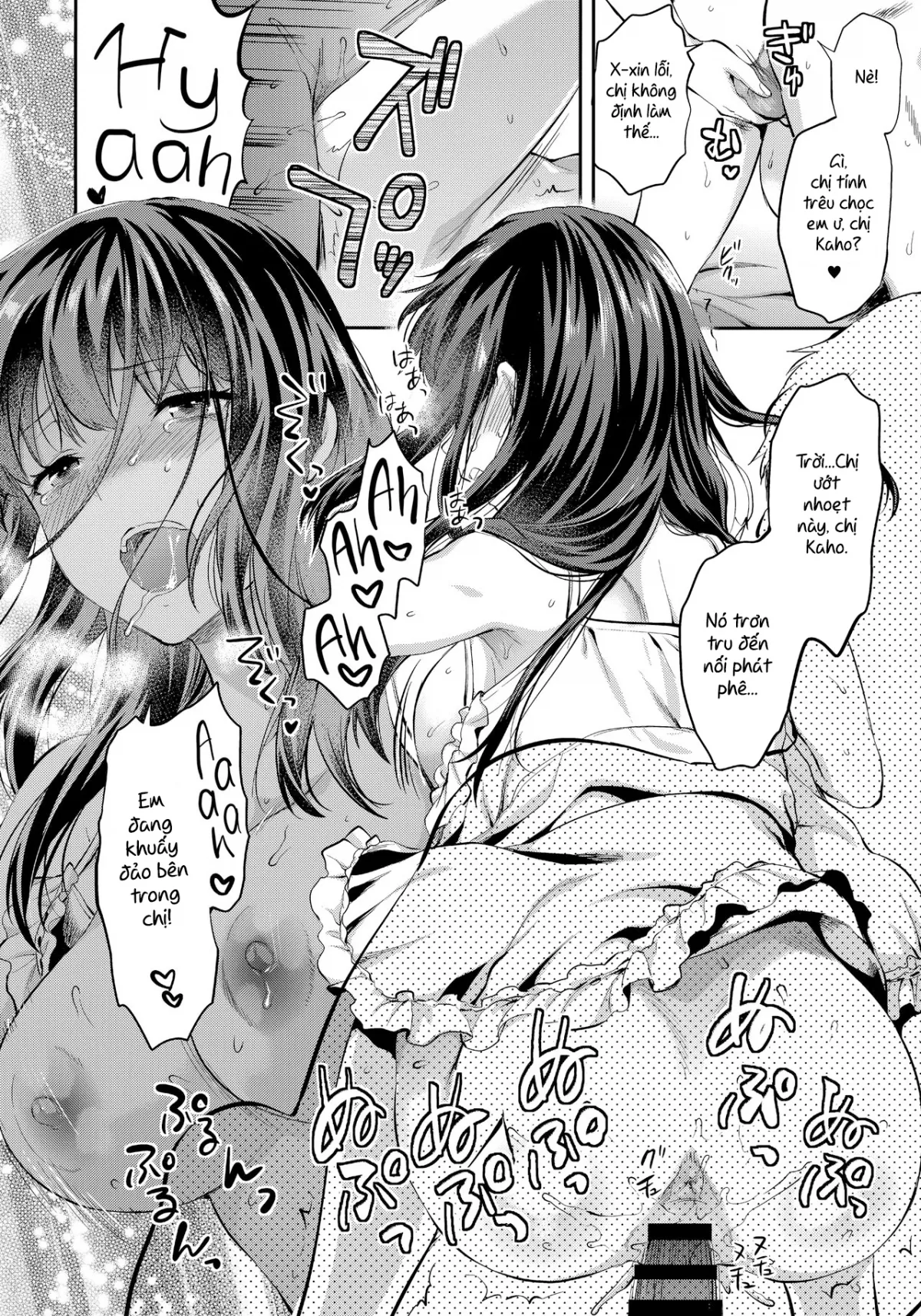HentaiVN.net - Ảnh 20 - Chị em sinh đôi [Twin Sisters; Futago Ane] - Chap 4
