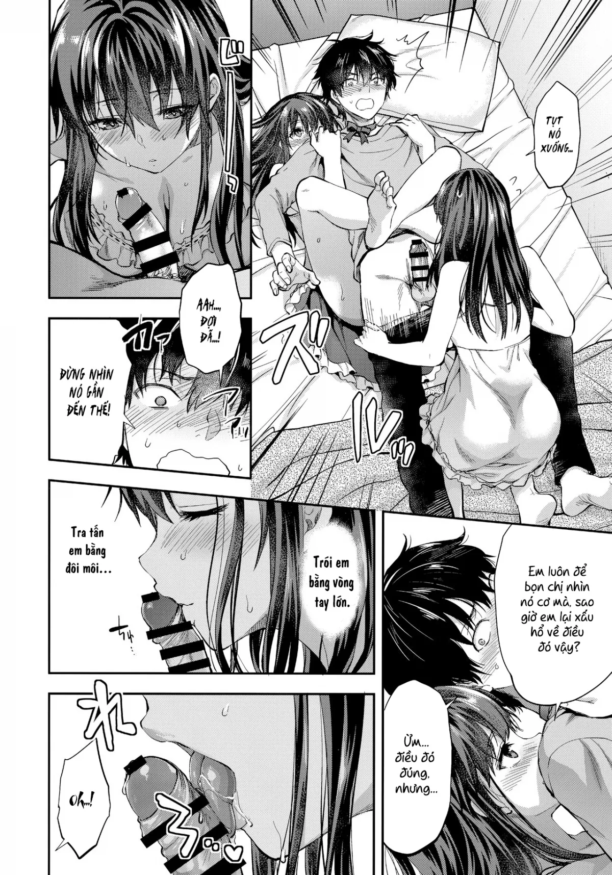 HentaiVN.net - Ảnh 6 - Chị em sinh đôi [Twin Sisters; Futago Ane] - Chap 4