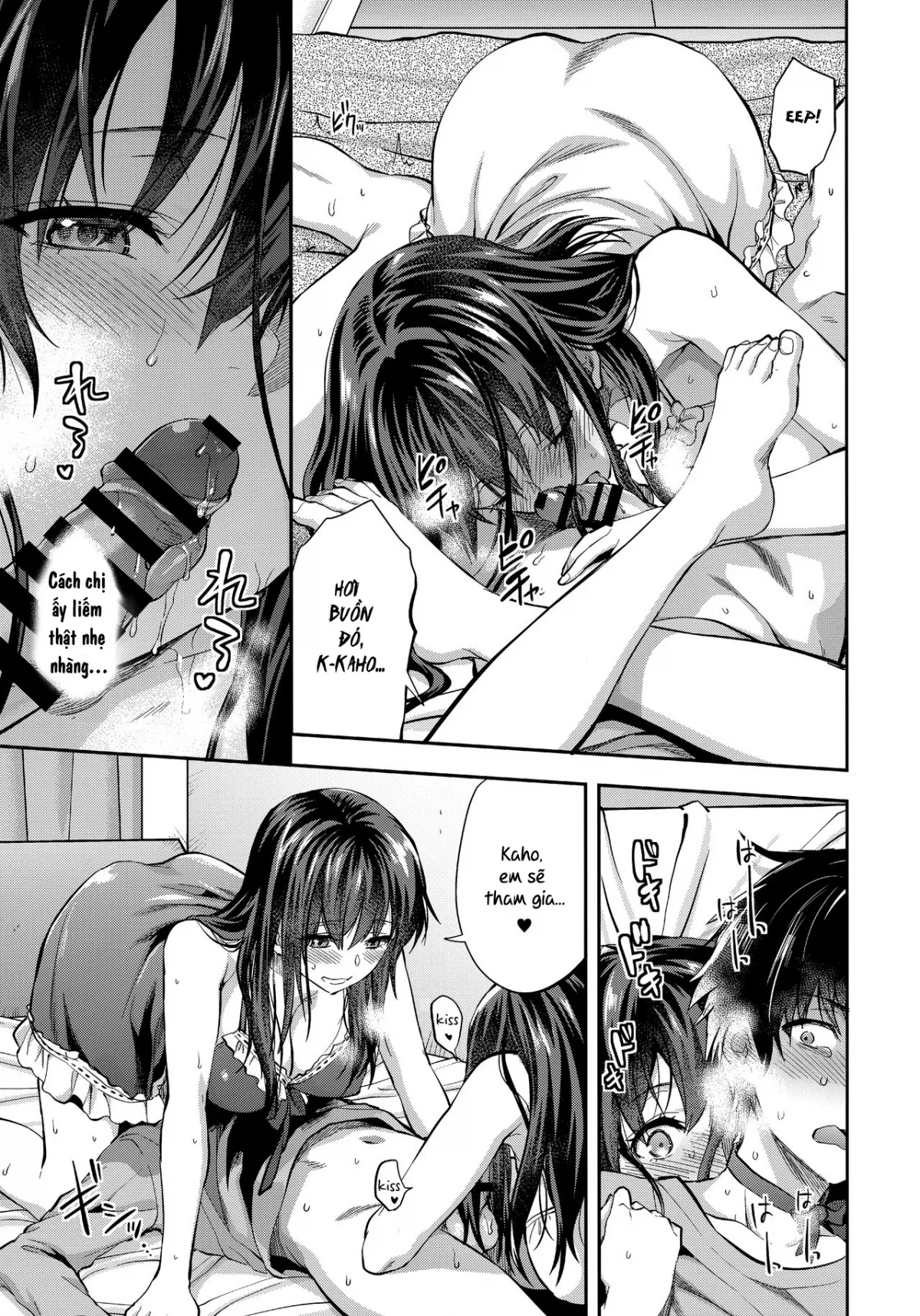 HentaiVN.net - Ảnh 7 - Chị em sinh đôi [Twin Sisters; Futago Ane] - Chap 4