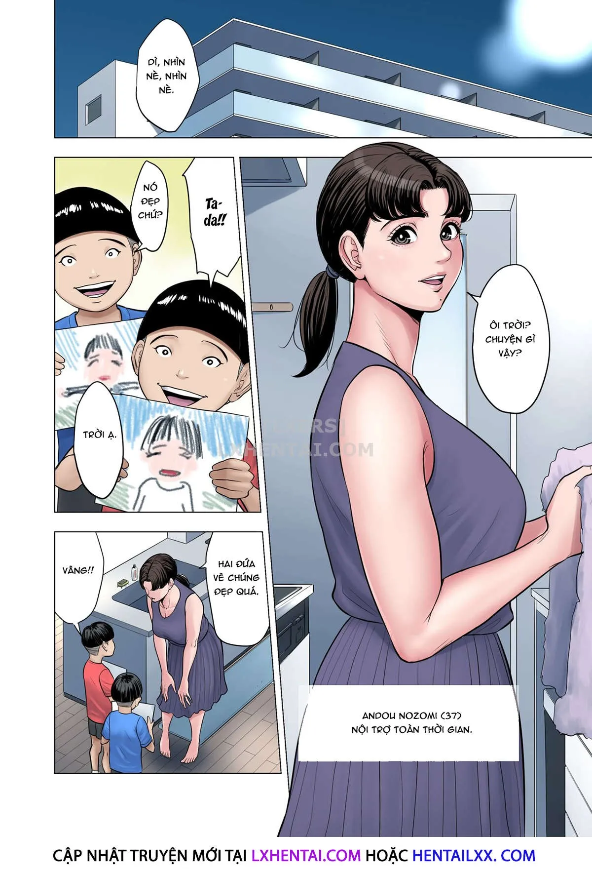 HentaiVN.net - Ảnh 5 - Futago no Oi no Oba Koukou [双子の甥のおば孝行] - Oneshot