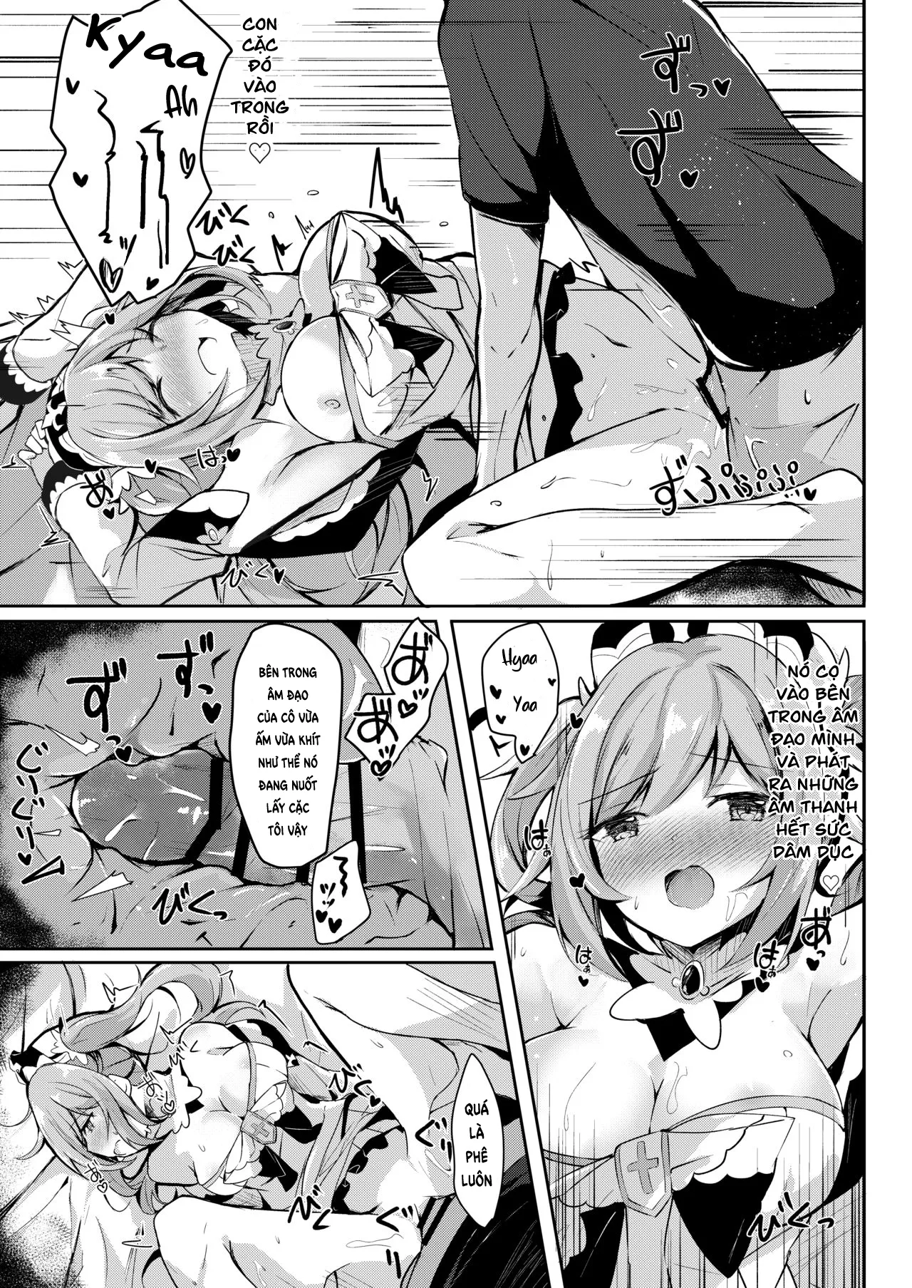 HentaiVN.net - Ảnh 11 - Barbara lên cơn động dục [Hatsujou!? Ganbare Barbara-chan] - Oneshot