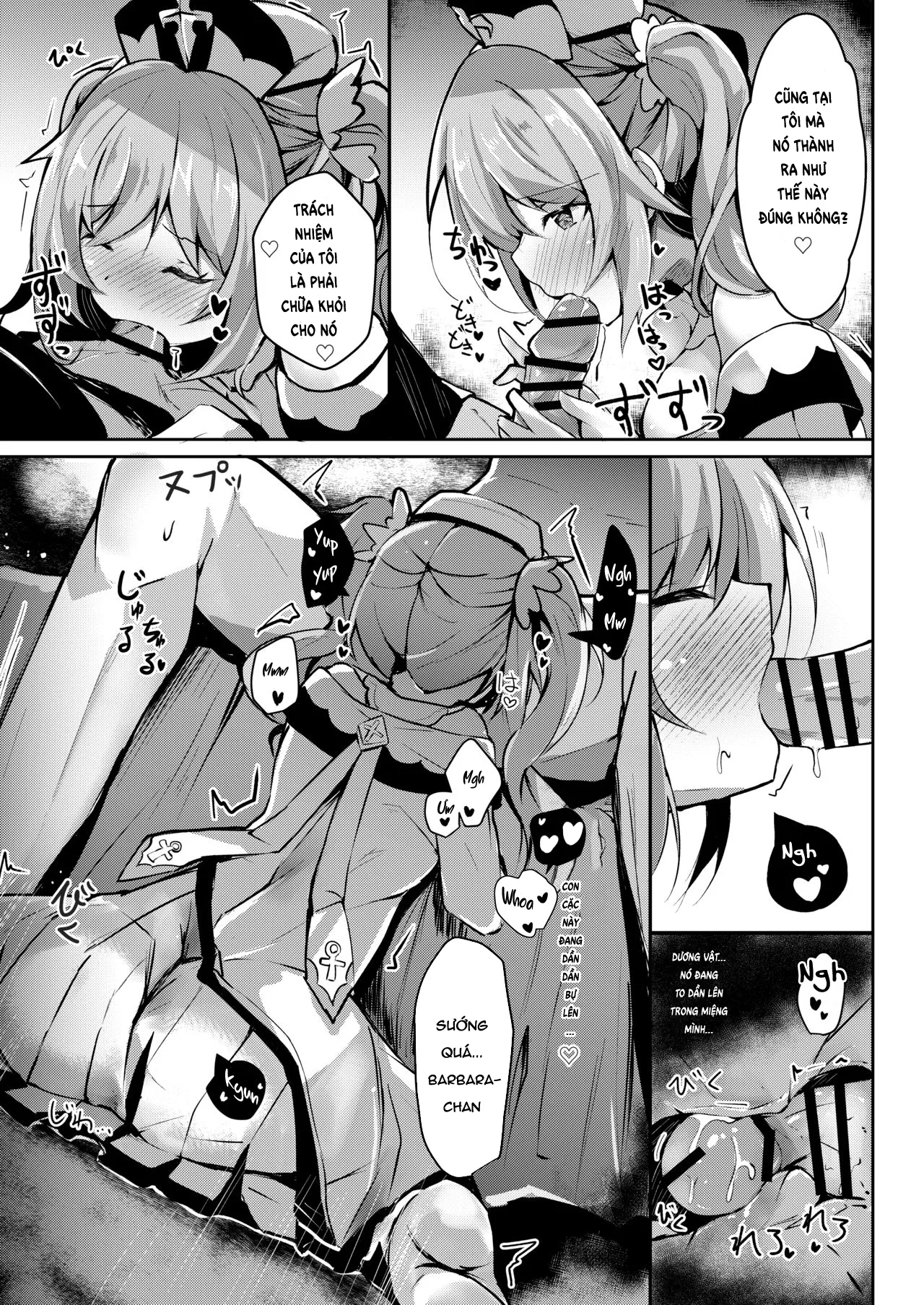 HentaiVN.net - Ảnh 5 - Barbara lên cơn động dục [Hatsujou!? Ganbare Barbara-chan] - Oneshot