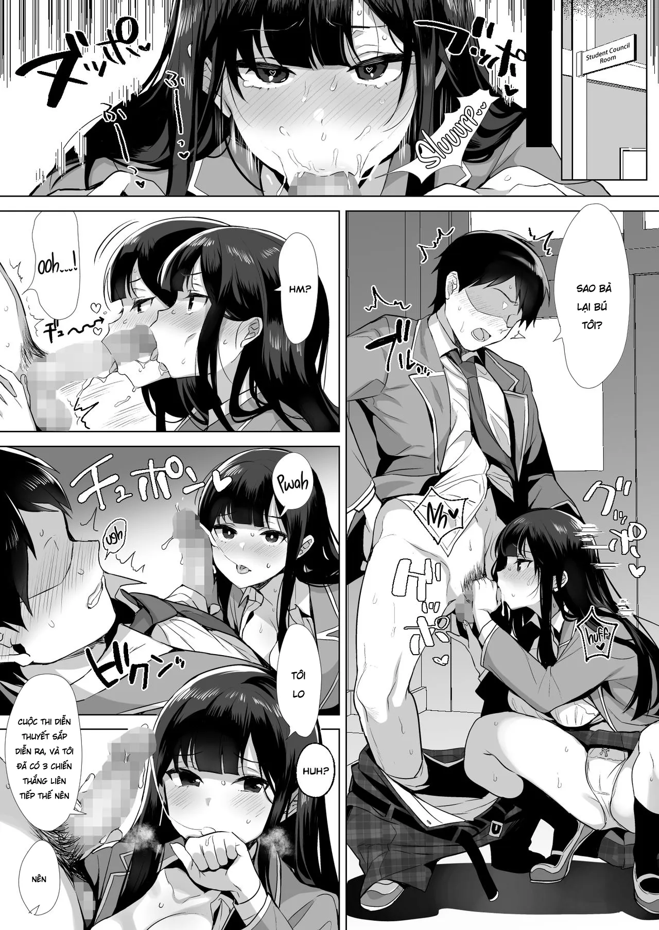 HentaiVN.net - Ảnh 15 - con cặc may mắn [Gyouretsu no Dekiru Chinpo] - Chap 1