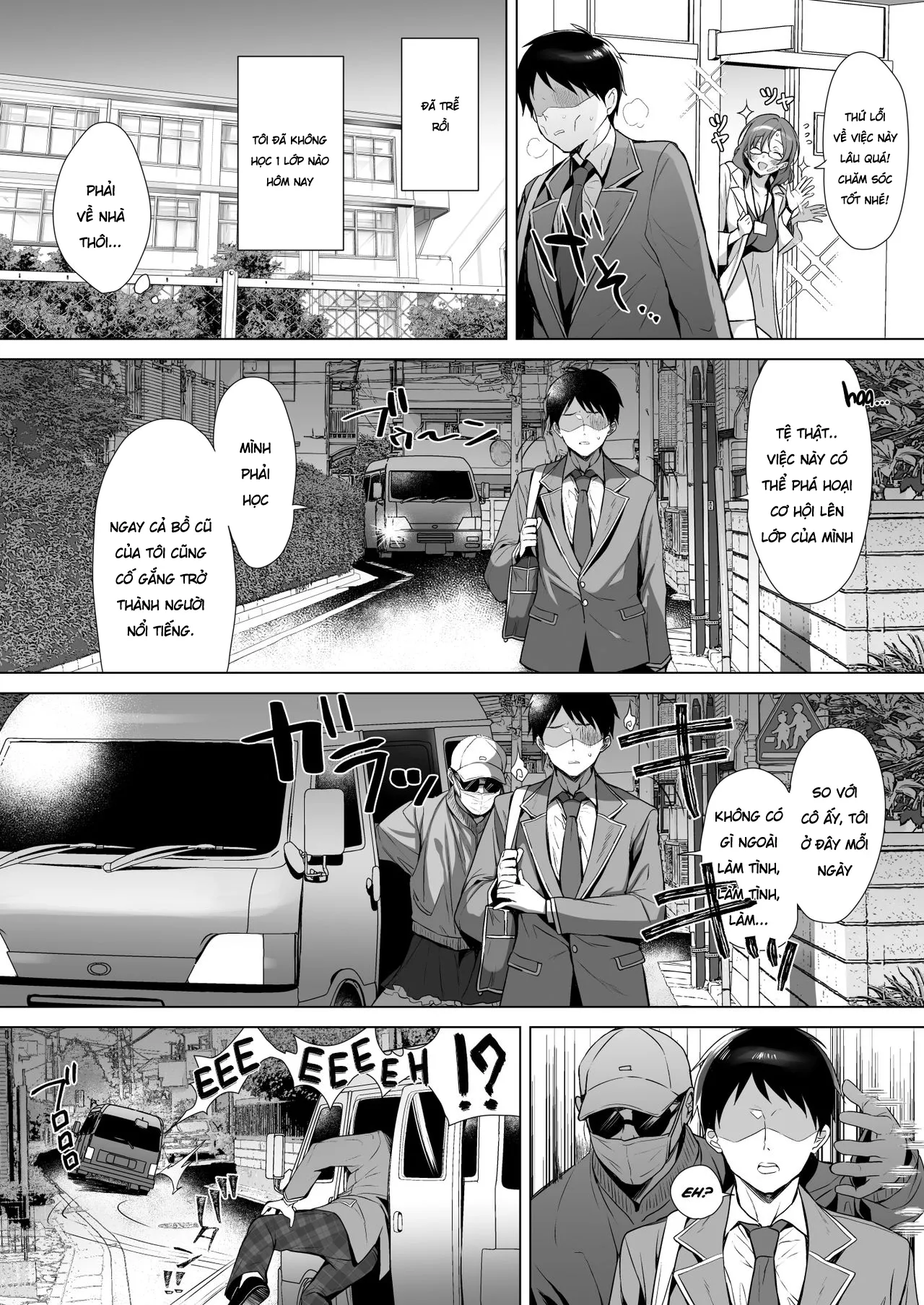 HentaiVN.net - Ảnh 22 - con cặc may mắn [Gyouretsu no Dekiru Chinpo] - Chap 1