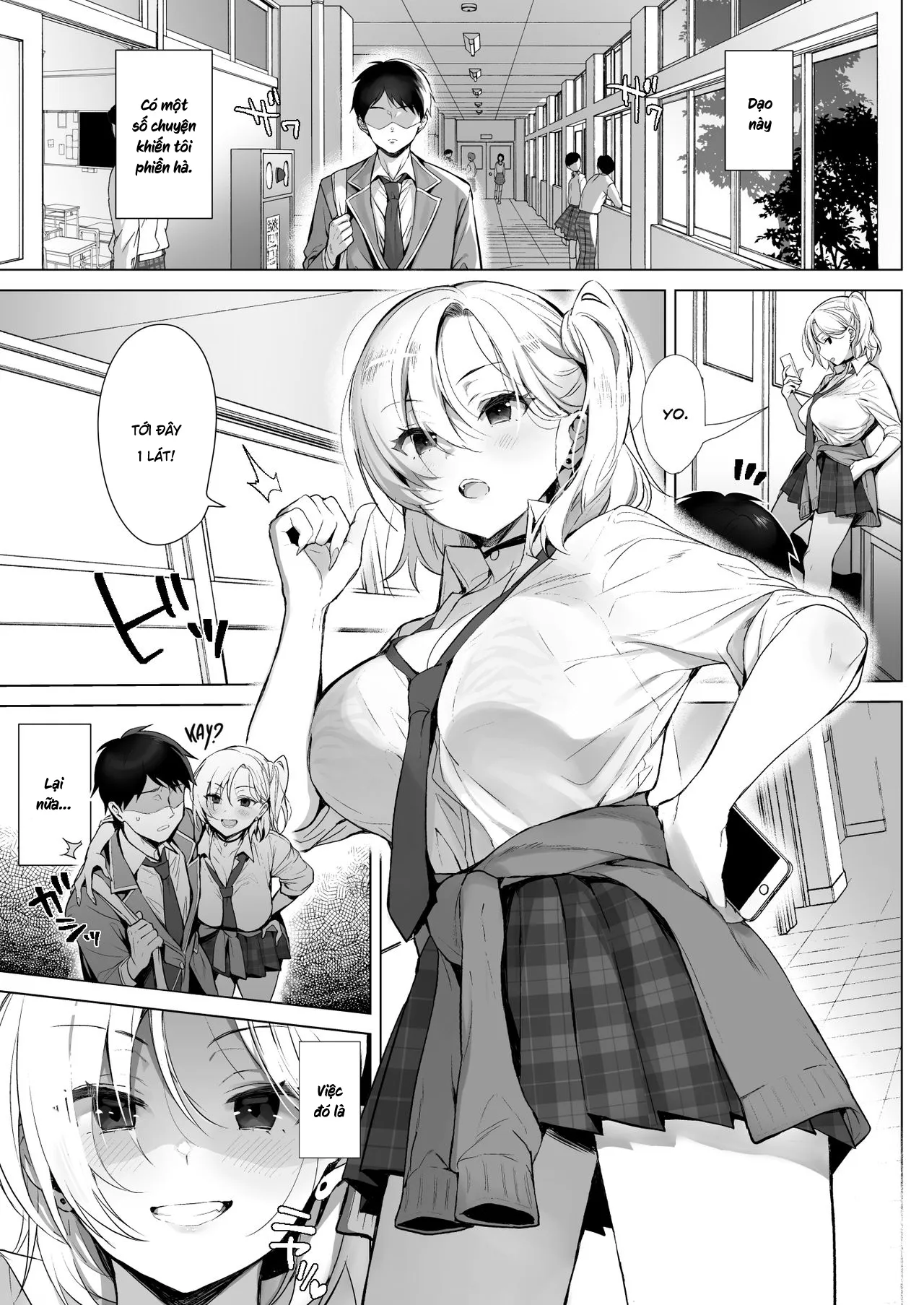 HentaiVN.net - Ảnh 3 - con cặc may mắn [Gyouretsu no Dekiru Chinpo] - Chap 1