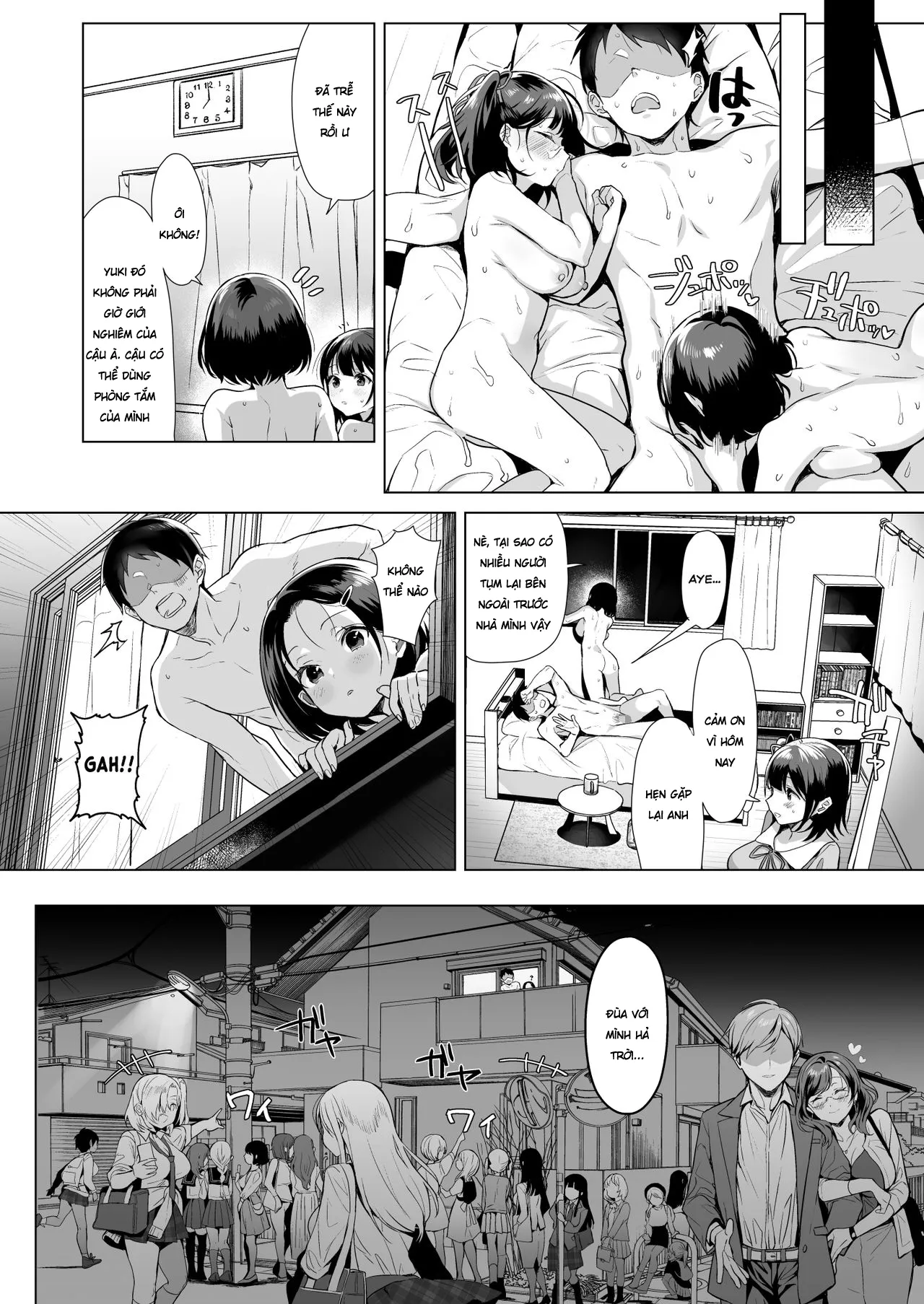 HentaiVN.net - Ảnh 8 - con cặc may mắn [Gyouretsu no Dekiru Chinpo] - Chap 3