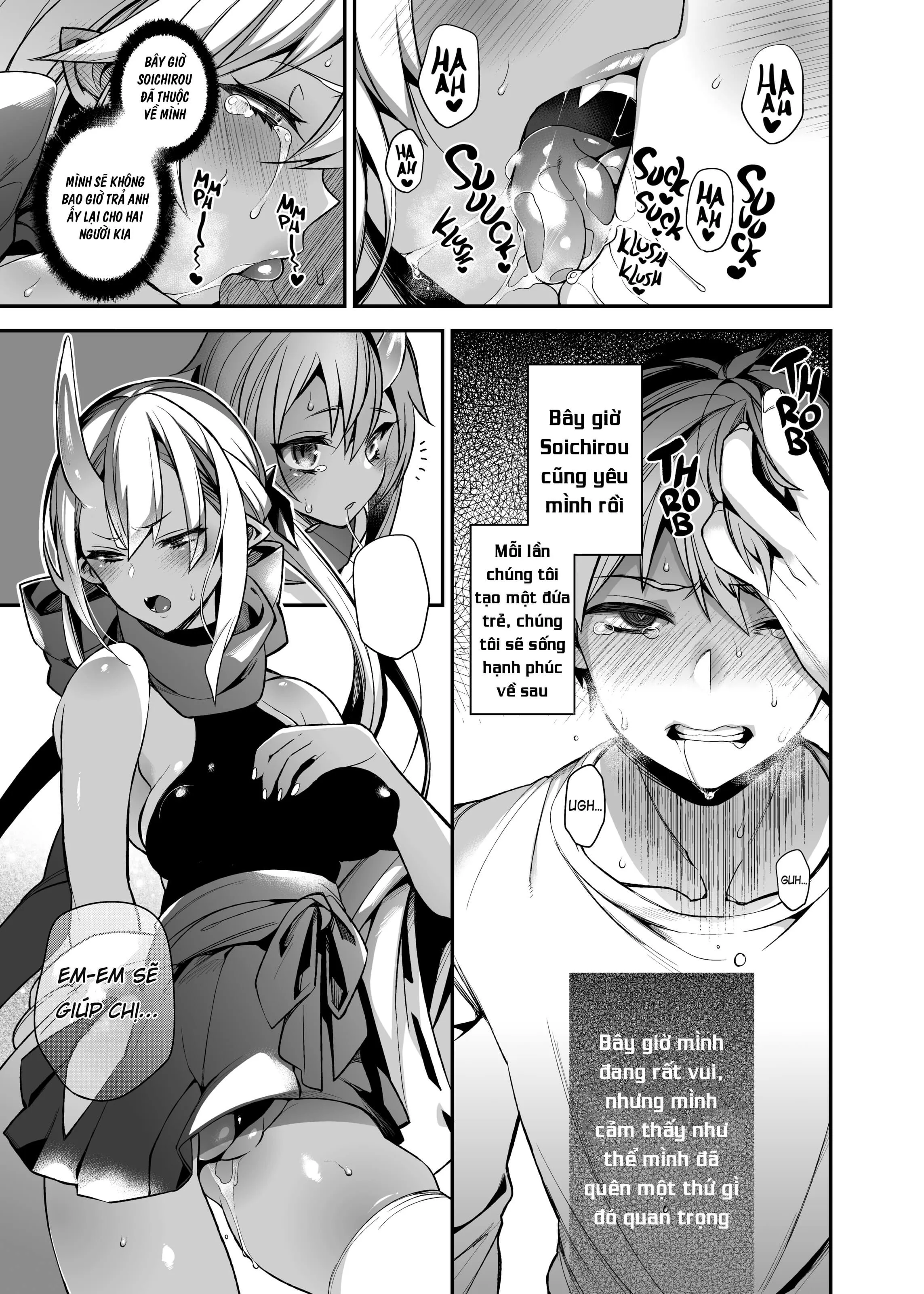 HentaiVN.net - Ảnh 24 - Địt nhau với chị em nhà quỷ - Chap 1