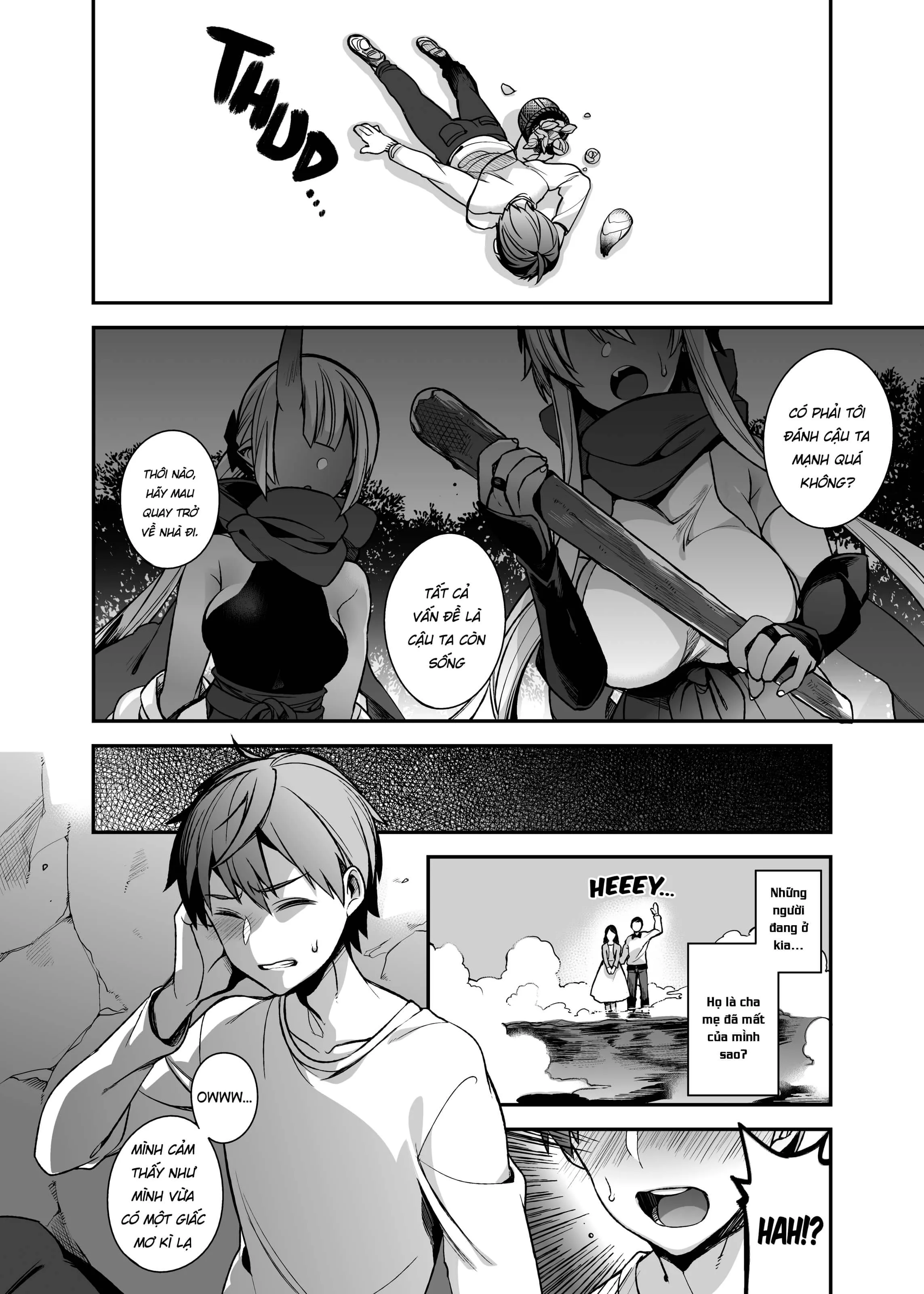 HentaiVN.net - Ảnh 5 - Địt nhau với chị em nhà quỷ - Chap 1