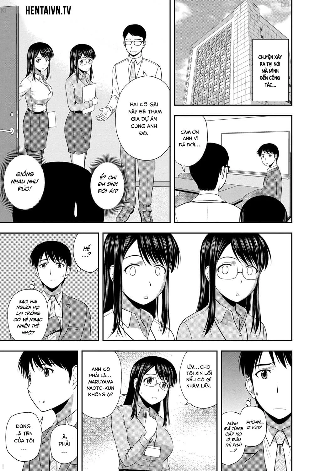 HentaiVN.net - Ảnh 4 - Tiệc Ngủ Qua Đêm Cùng Hai Chị Em Áo Dài [Mild Mint; 大人のお泊り会] - Oneshot