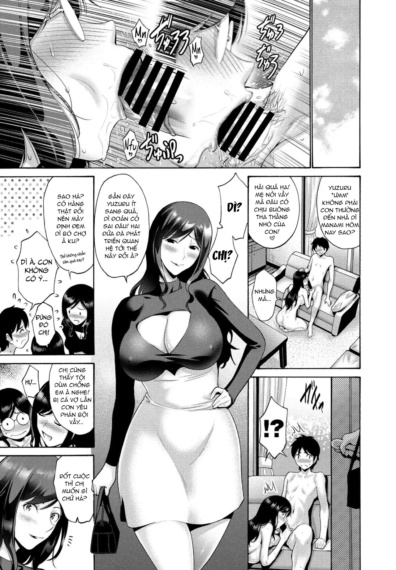 HentaiVN.net - Ảnh 19 - Oba To Haha [Aunt & Mother; Dì & Mẹ, 伯母と母] - Part 2