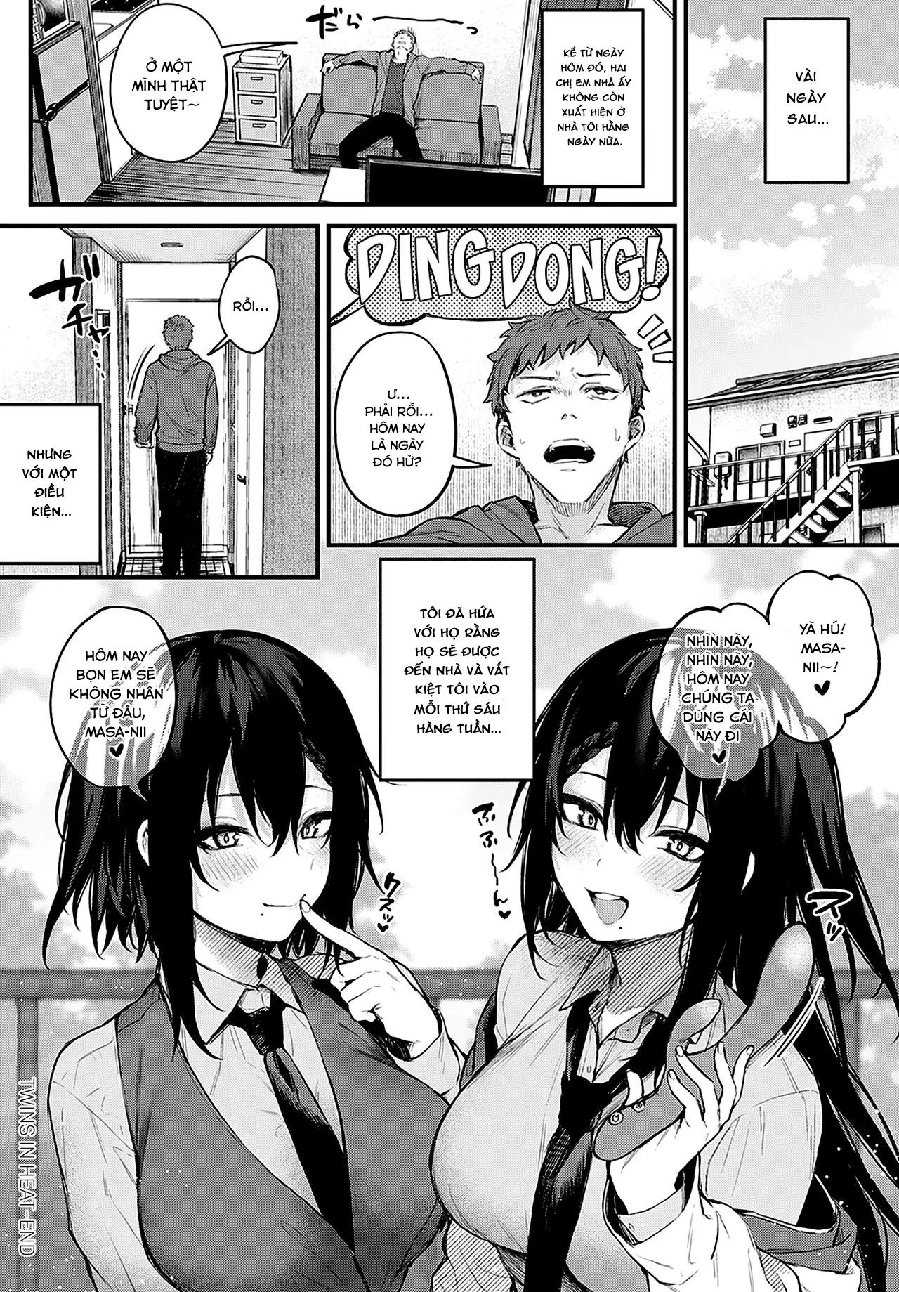 HentaiVN.net - Ảnh 23 - Twins in Heat [Futagomori; ふたご盛り] - Oneshot