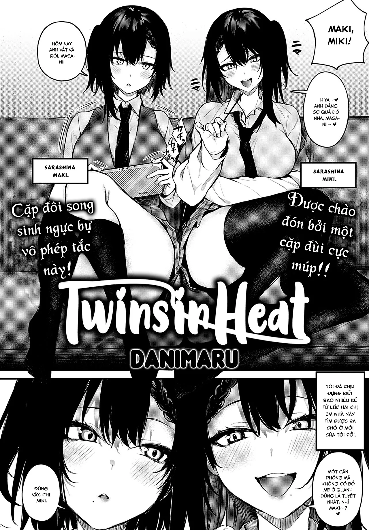 HentaiVN.net - Ảnh 3 - Twins in Heat [Futagomori; ふたご盛り] - Oneshot
