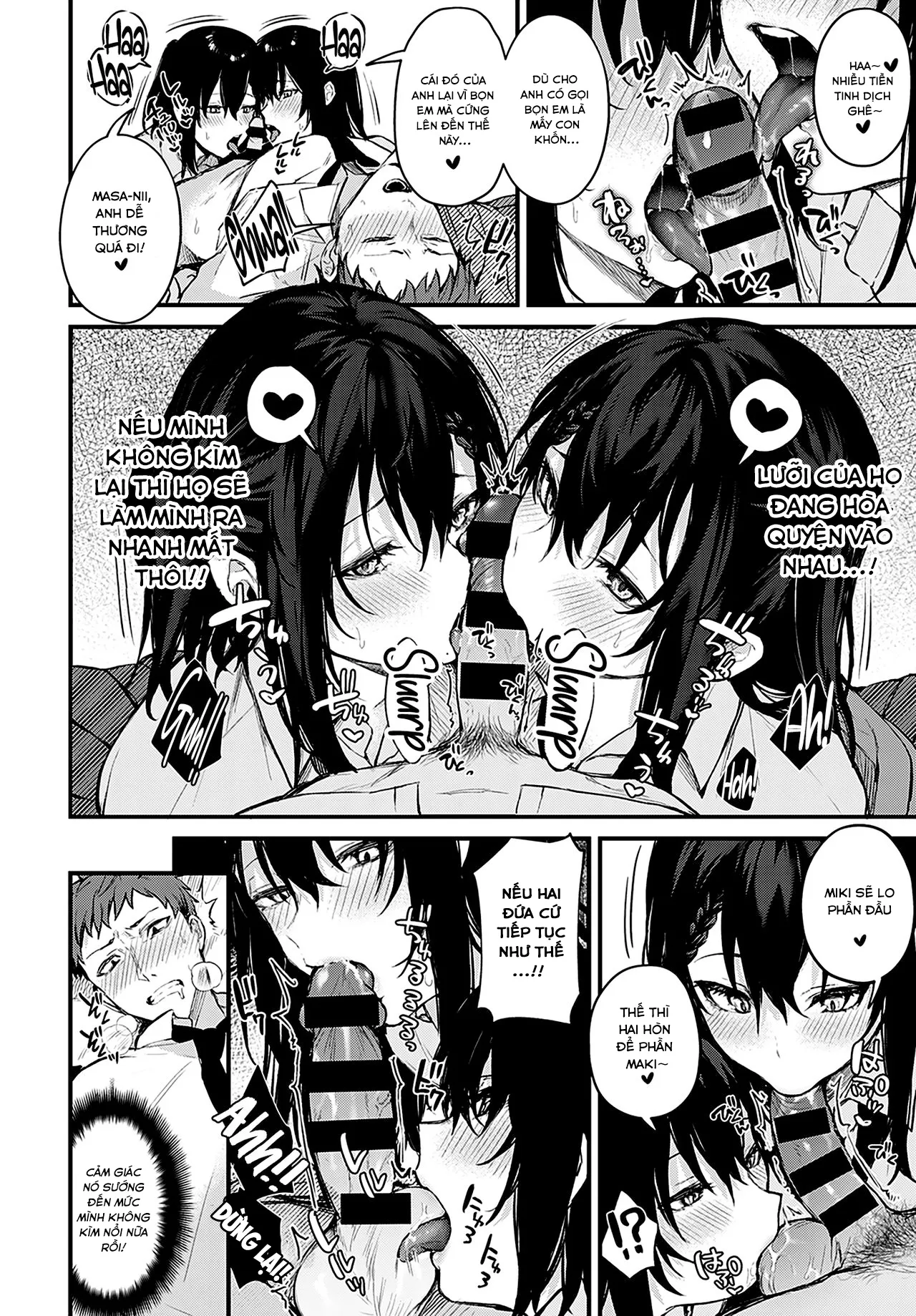 HentaiVN.net - Ảnh 9 - Twins in Heat [Futagomori; ふたご盛り] - Oneshot