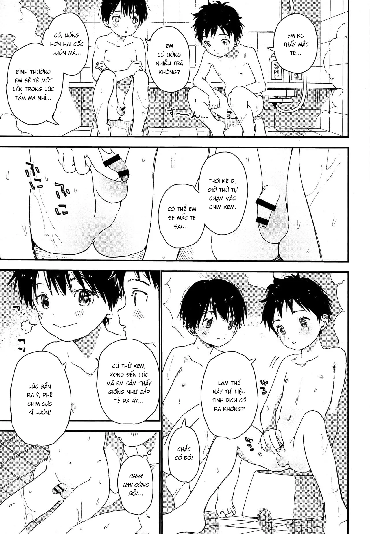 HentaiVN.net - Ảnh 14 - Futago-kun no Seitsuu Jijou [双子くんの精通事情] - 1. Khi còn nhỏ.