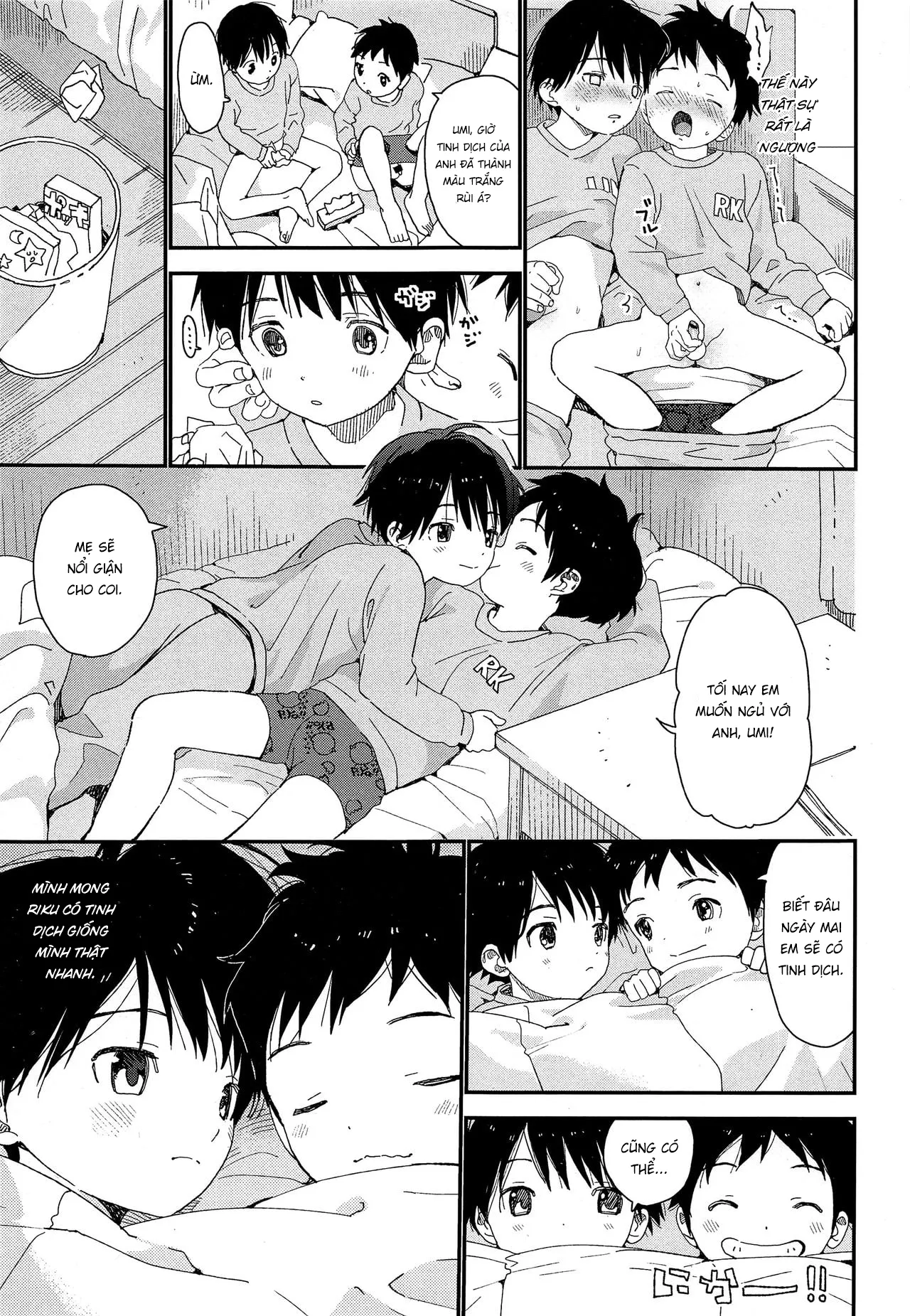 HentaiVN.net - Ảnh 20 - Futago-kun no Seitsuu Jijou [双子くんの精通事情] - 1. Khi còn nhỏ.