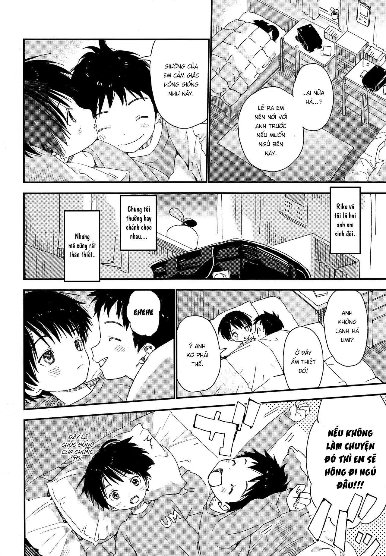HentaiVN.net - Ảnh 5 - Futago-kun no Seitsuu Jijou [双子くんの精通事情] - 1. Khi còn nhỏ.