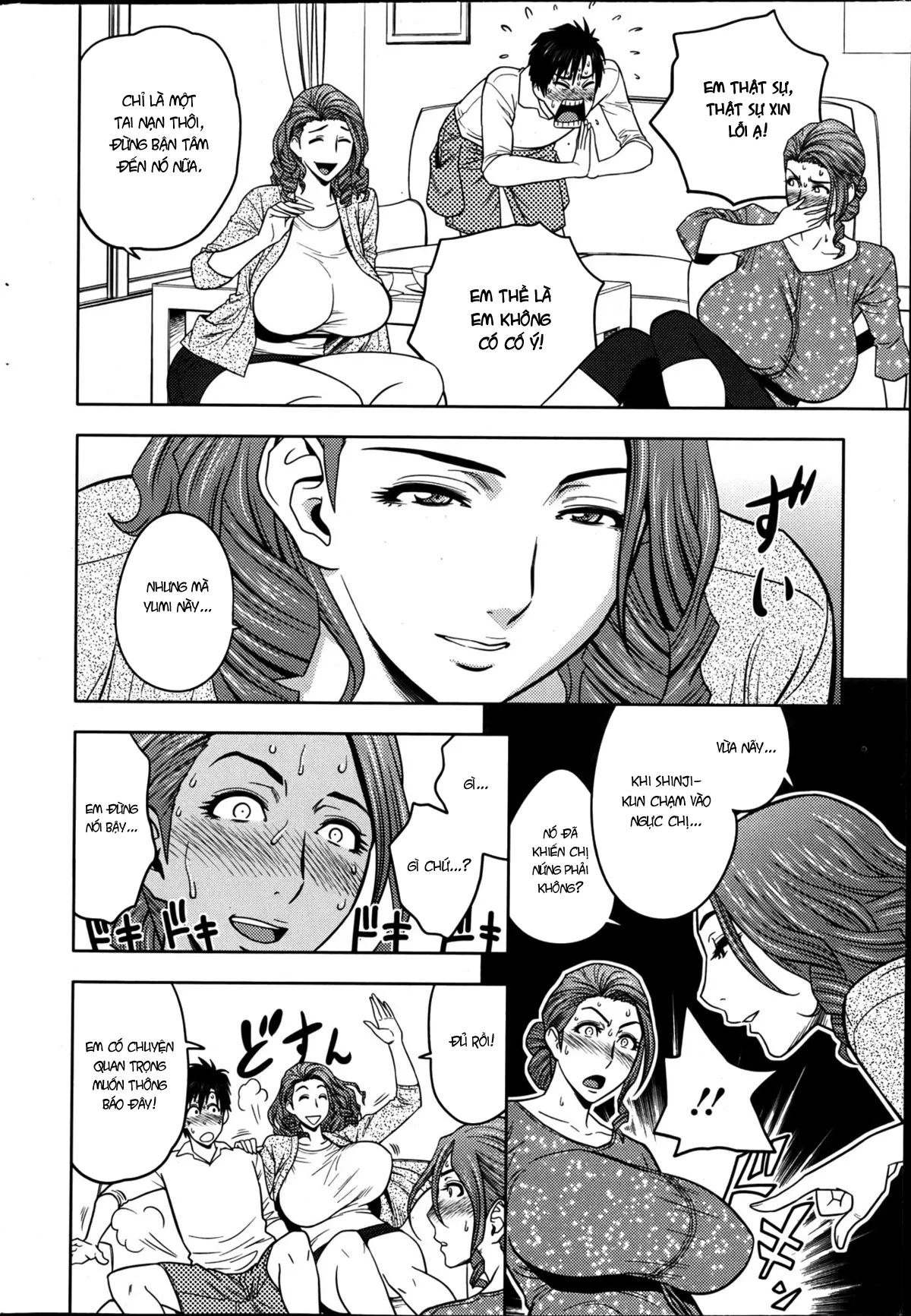 HentaiVN.net - Ảnh 10 - Lái máy bay song sinh [Twin Milf] - Chap 3 - Dụ dỗ