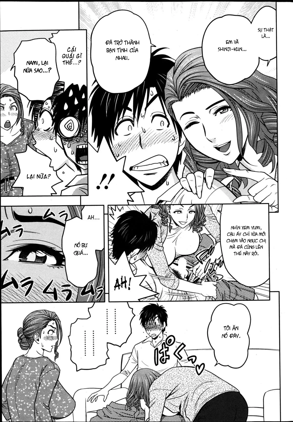 HentaiVN.net - Ảnh 11 - Lái máy bay song sinh [Twin Milf] - Chap 3 - Dụ dỗ