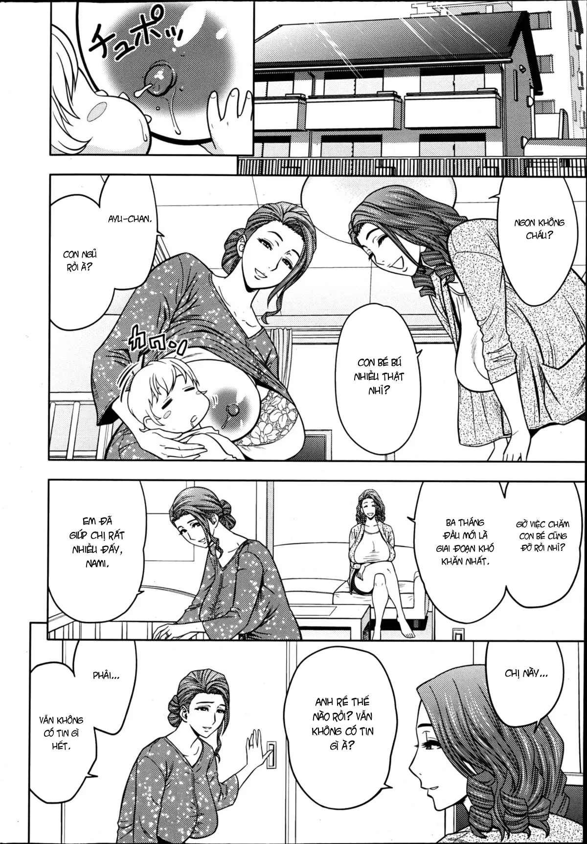 HentaiVN.net - Ảnh 4 - Lái máy bay song sinh [Twin Milf] - Chap 3 - Dụ dỗ