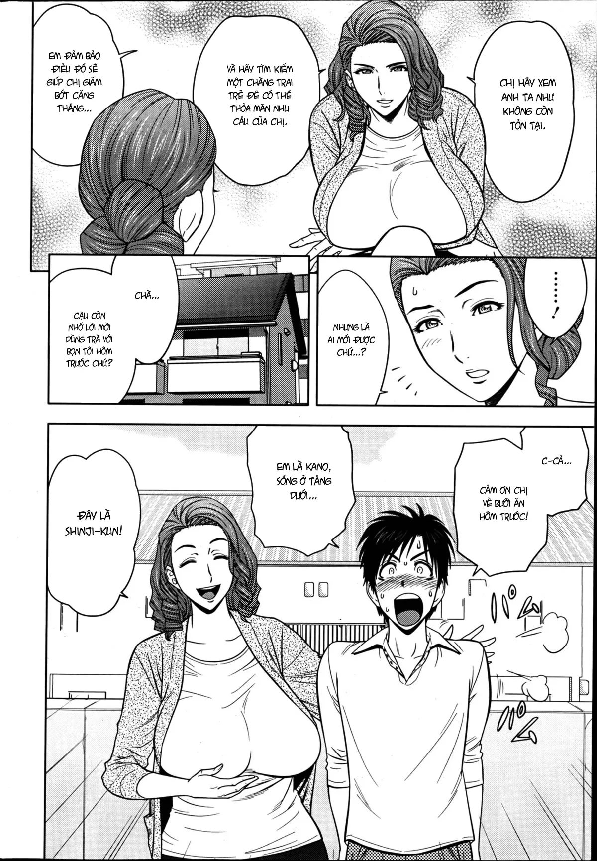 HentaiVN.net - Ảnh 6 - Lái máy bay song sinh [Twin Milf] - Chap 3 - Dụ dỗ