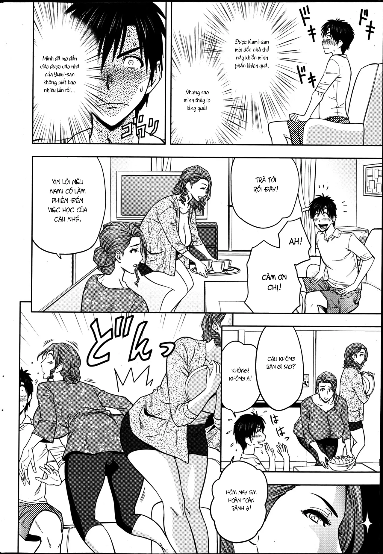 HentaiVN.net - Ảnh 8 - Lái máy bay song sinh [Twin Milf] - Chap 3 - Dụ dỗ