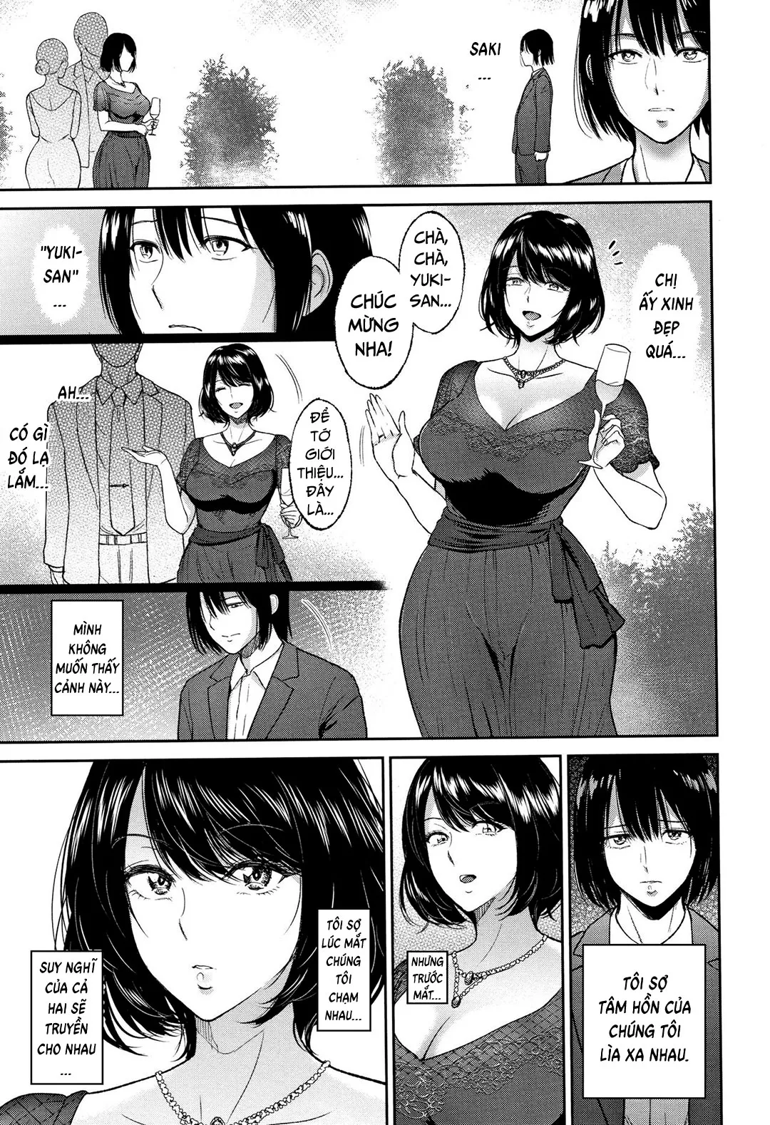 HentaiVN.net - Ảnh 8 - Chị gái sinh đôi sắp kết hôn [Futago No Misshitsu; Twins' Secret Room] - Oneshot
