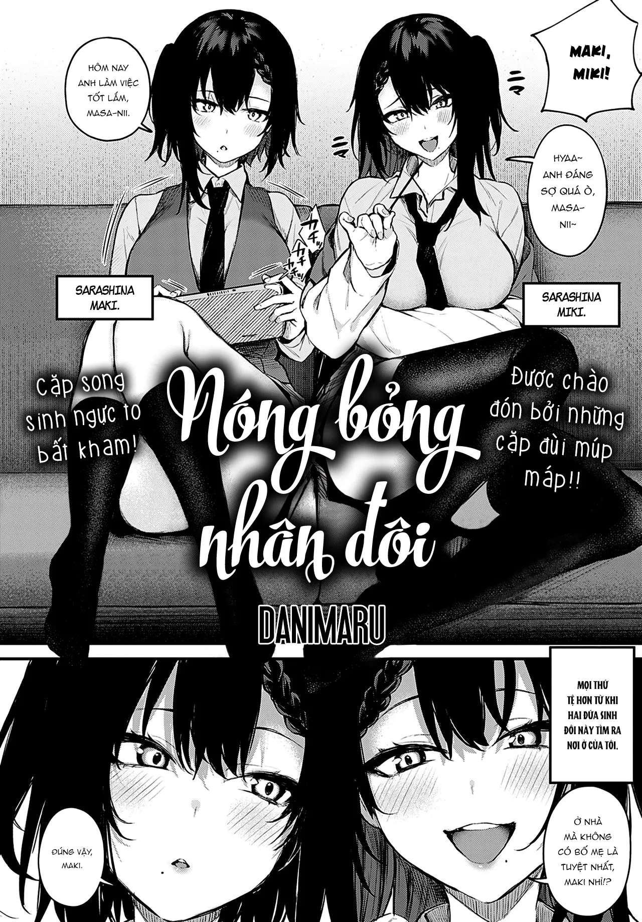 HentaiVN.net - Ảnh 3 - Twins in Heat [Futagomori] - Oneshot