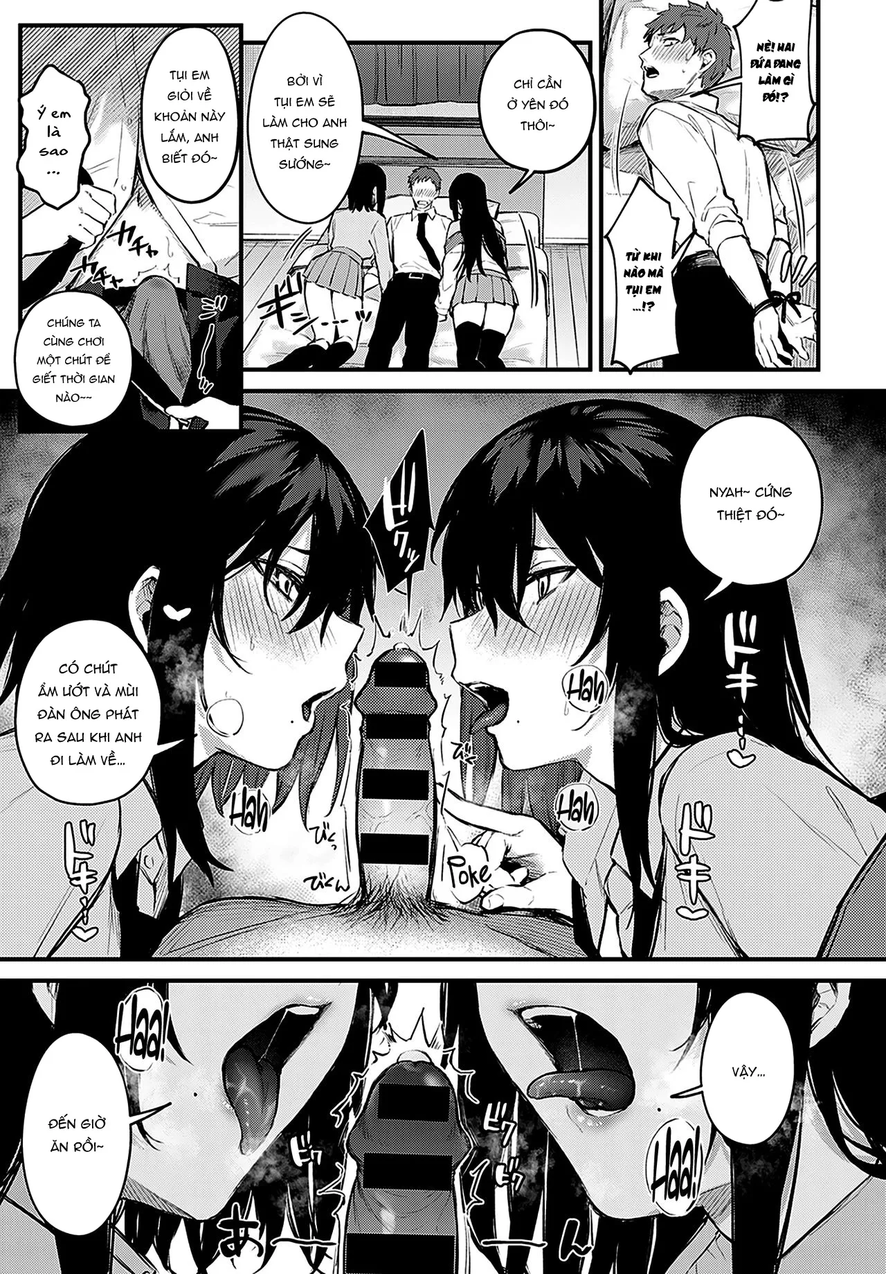 HentaiVN.net - Ảnh 8 - Twins in Heat [Futagomori] - Oneshot