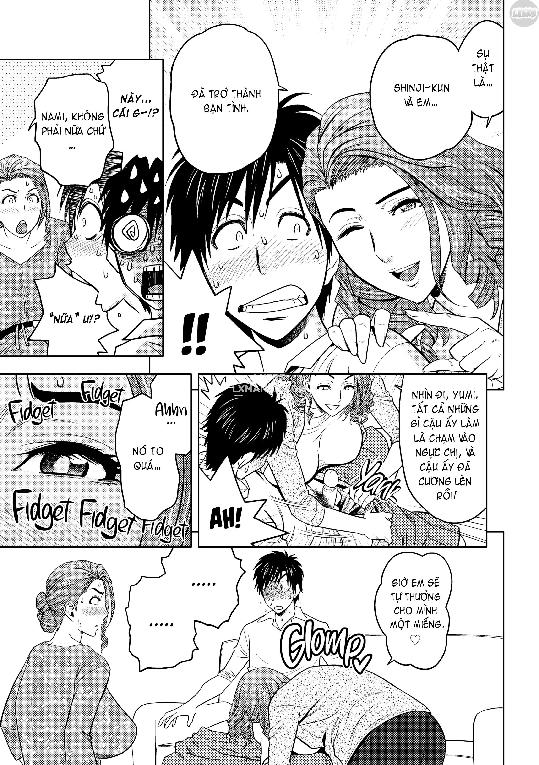HentaiVN.net - Ảnh 14 - Lái Máy Bay Song Sinh! [Twin MILF] - Chương 3 - Determined Nami