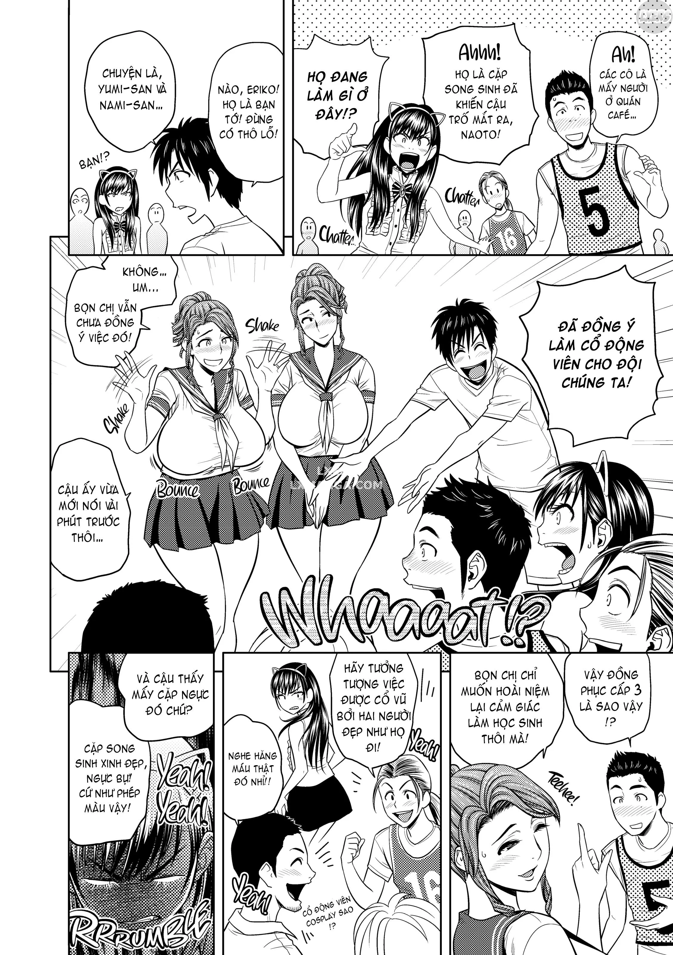 HentaiVN.net - Ảnh 11 - Lái Máy Bay Song Sinh! [Twin MILF] - Chương 7 - Sailor Uniform & Naked Gun